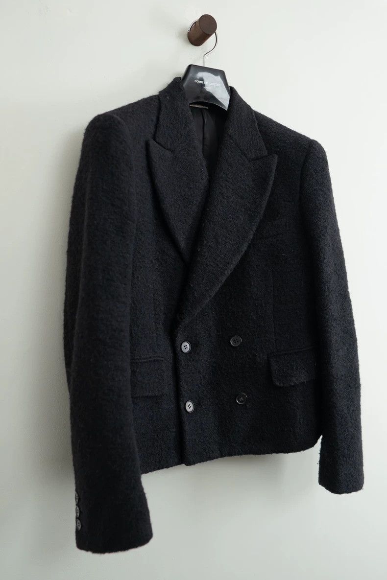 Comme des Garcons Comme des Garcons Felt wool double-breasted suit jacket Size XS / US 0-2 / IT 36-38 - 1 Thumbnail