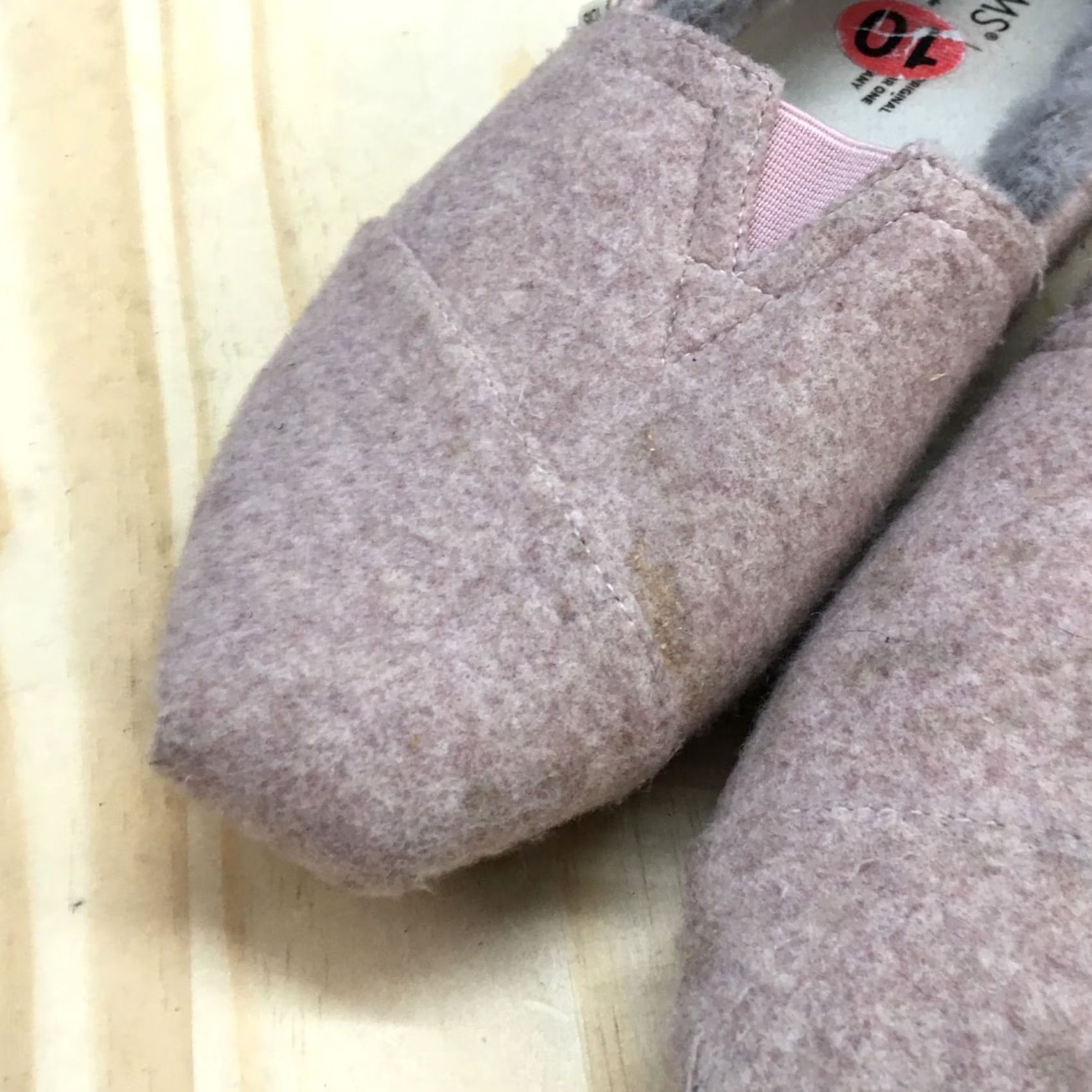 Toms TOMS Slippers Womens 10 Slip On Loafers Flats Comfort Pink Fabric Size US 10 / IT 40 - 5 Thumbnail