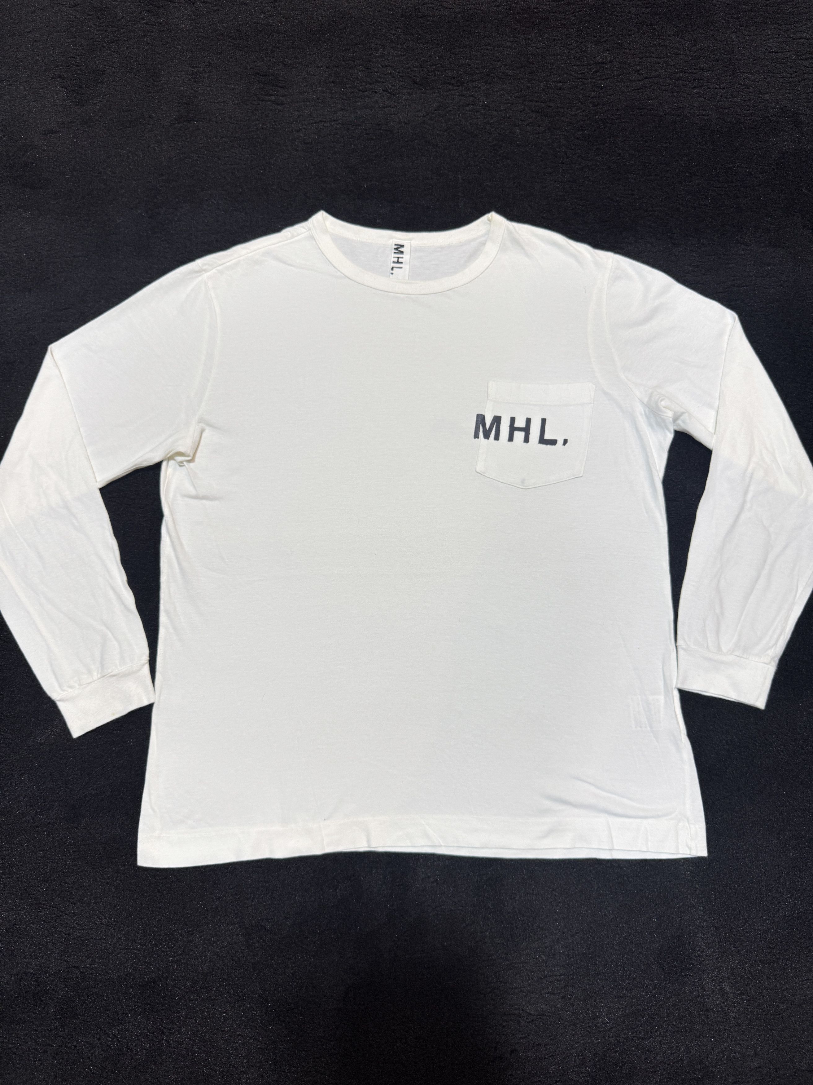 Margaret Howell T shirt Long Sleeve MHL Margaret Howell Pocket Size L Size US L / EU 52-54 / 3 - 1 Thumbnail