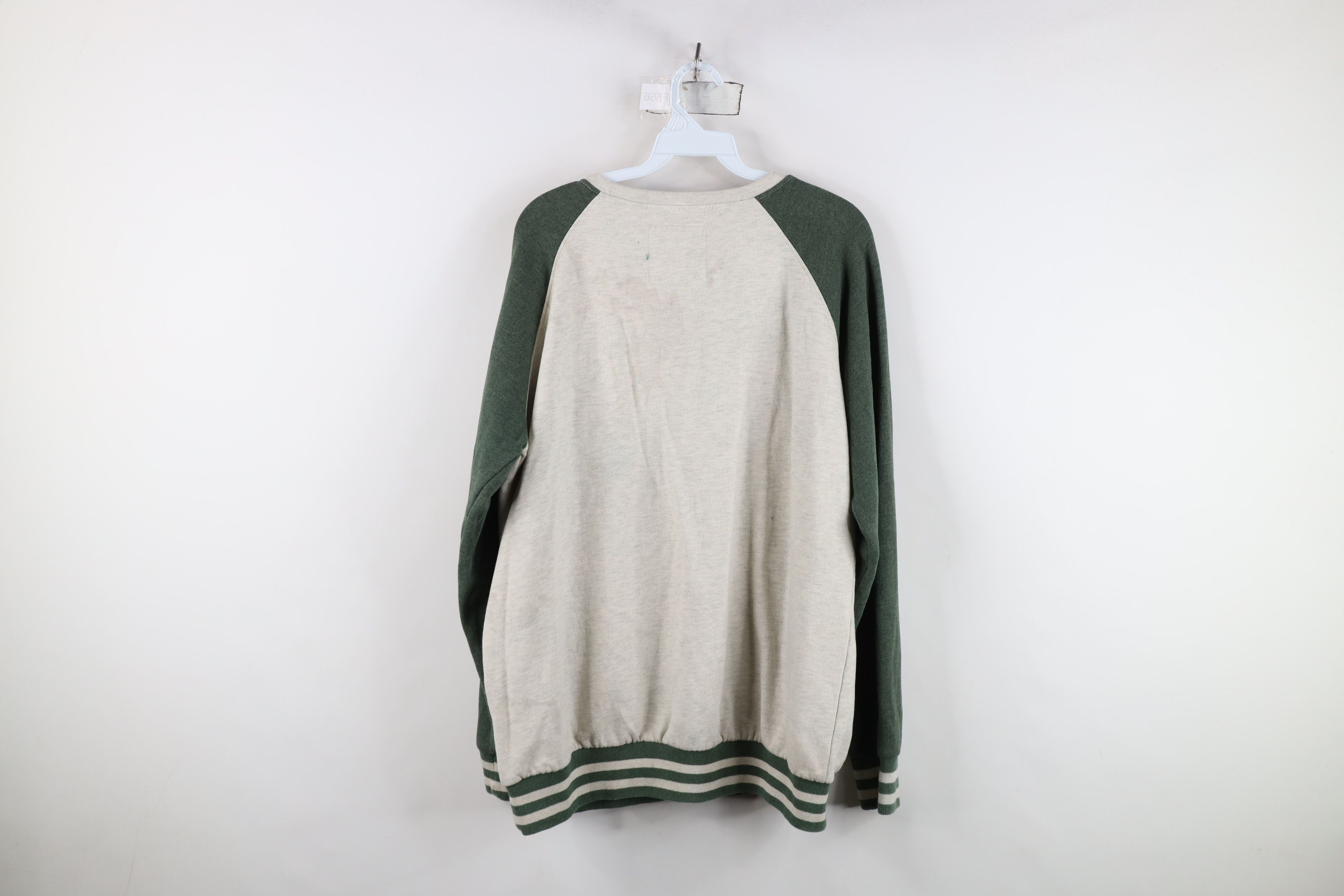 Vintage Retro Spell Out Michigan State University Raglan Sweatshirt Size XL / US 12-14 / IT 48-50 - 13 Thumbnail
