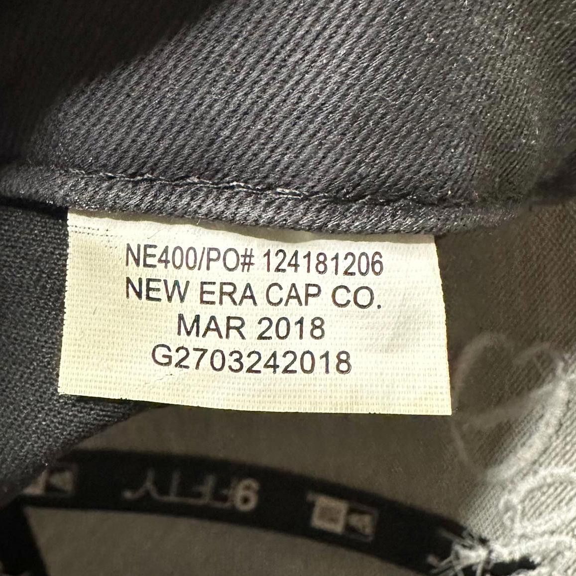 New Era New Era 9FIFTY Point 5 Snapback Hat Black Unisex OS Cap Size ONE SIZE - 8 Thumbnail