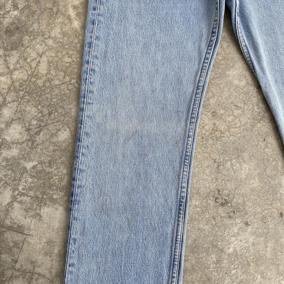 Levi's Vintage 90’s Levis 501 Faded Stonewashed Blue Denim Jeans Size US 28 / EU 44 - 5 Thumbnail
