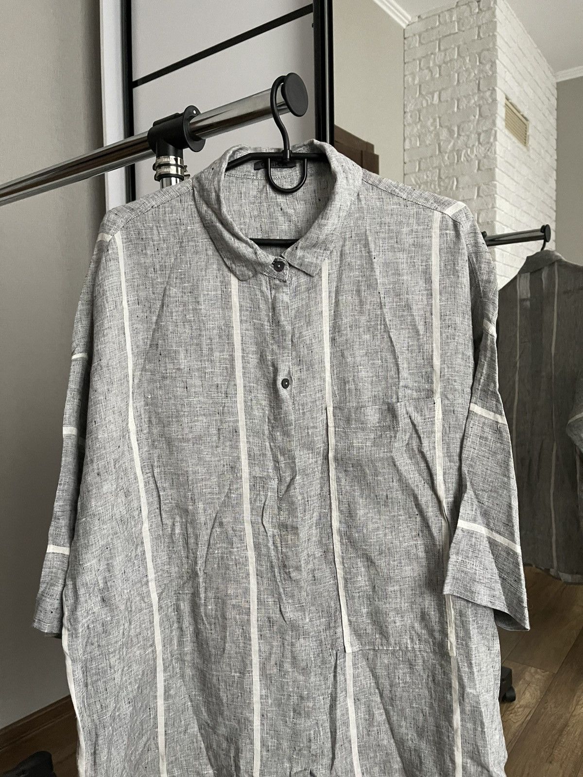 OSKA OSKA 532 Linen Shirt Button Up Size L / US 10 / IT 46 - 6 Thumbnail