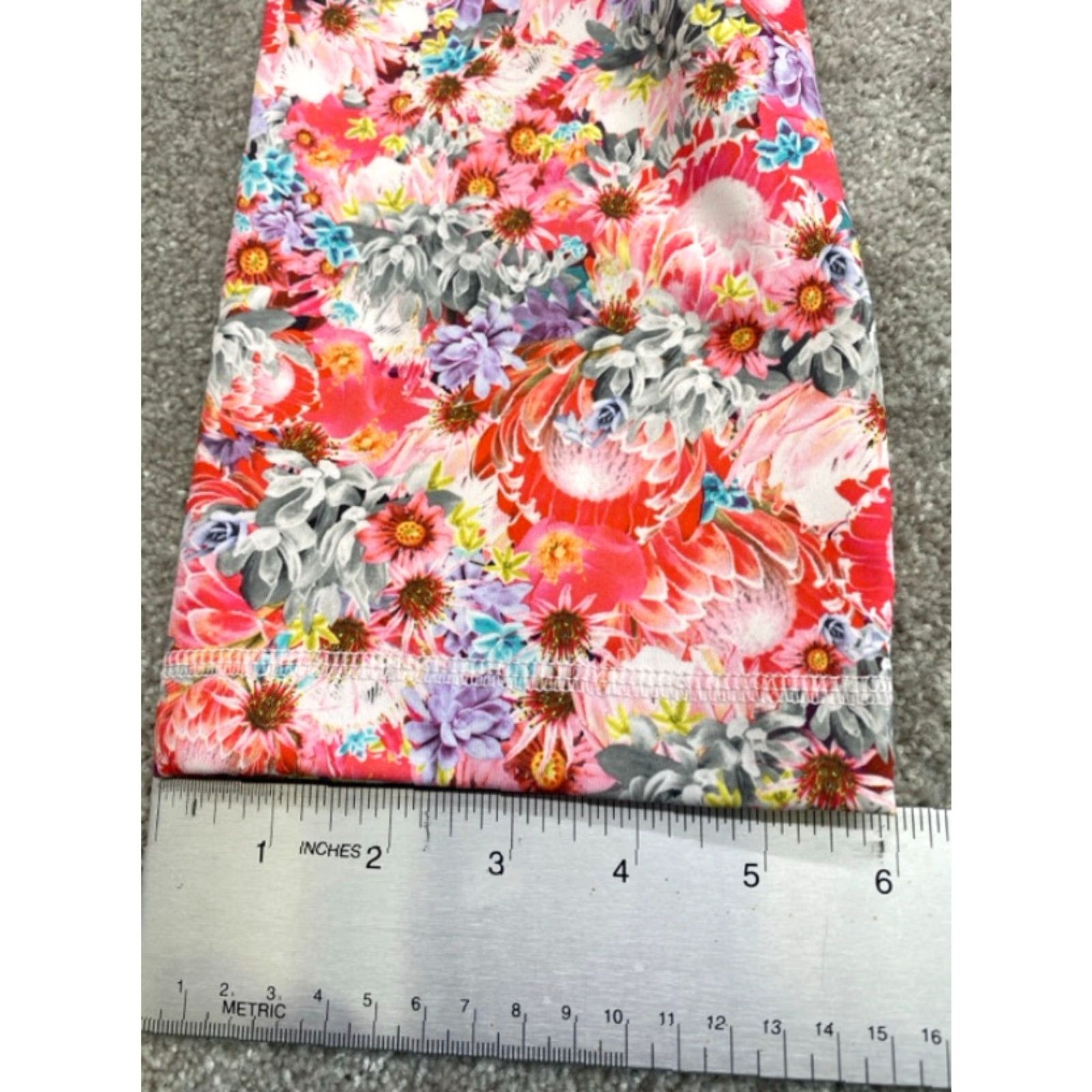 Lululemon Lululemon Wunder Under Crop Leggings Women's 10 Multicolor Flowabunga Print Cropped Activewear Size 32" / US 10 / IT 46 - 8 Thumbnail