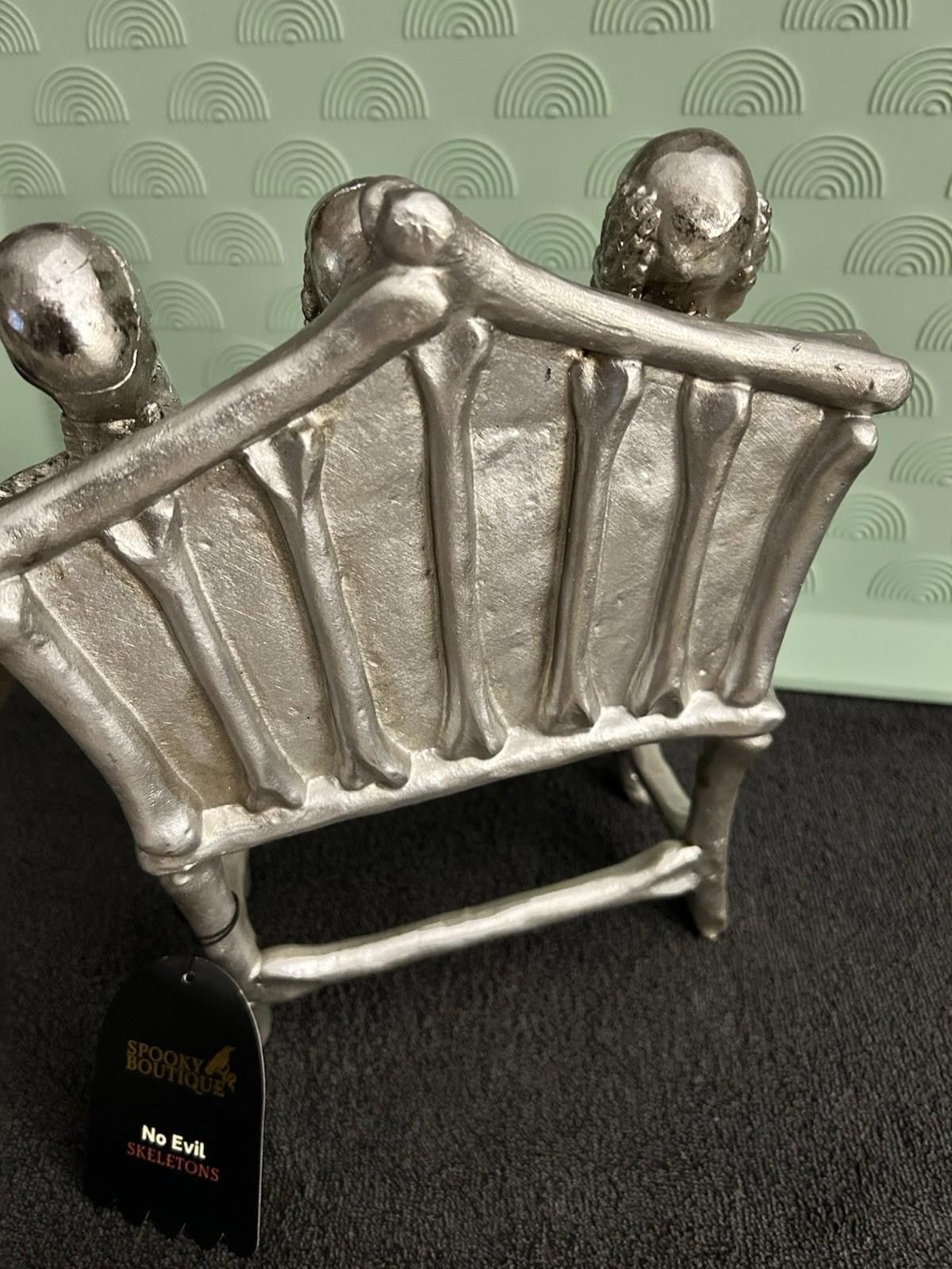 Other Skeletons Hear Speak See No Evil Silve 4lb Tabletop Decor Size ONE SIZE - 5 Thumbnail