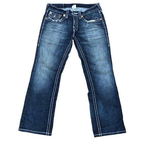 True Religion × Vintage Vintage True Religion Jeans Size 32 RICKY BIG T Blue Size US 32 / EU 48 - 5 Thumbnail