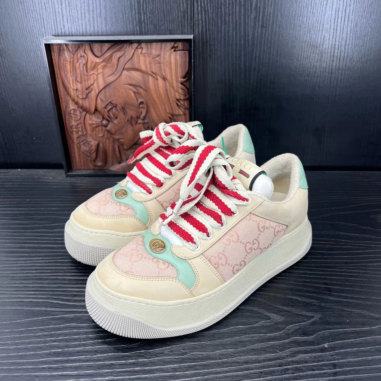 Gucci Gucci Rhyton Dirty Blush Cream 37.5 Size US 6.5 / IT 36.5 - 1 Thumbnail