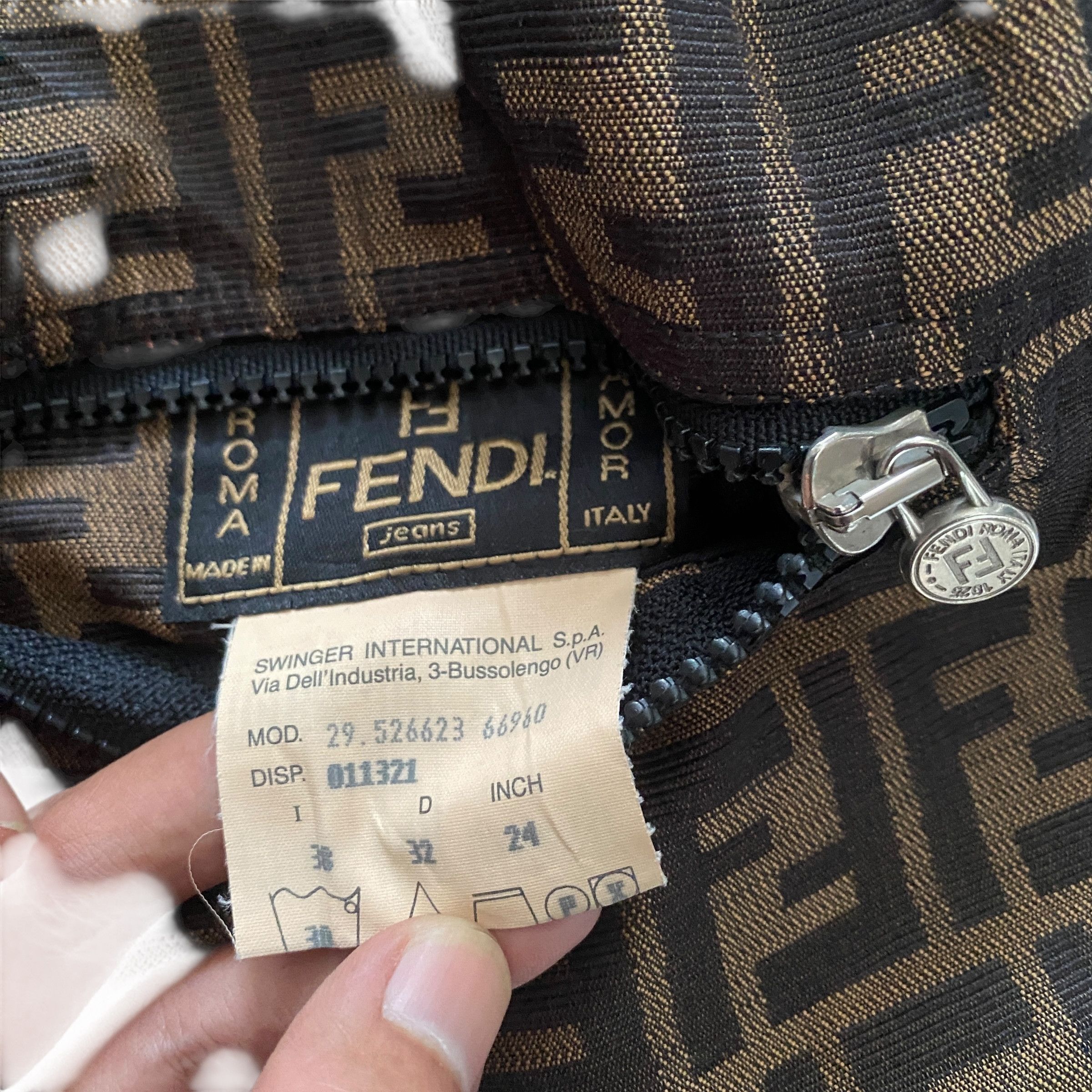 Fendi Vintage 90s Fendi Zucca Monogram Reversible Jacket Size US S / EU 44-46 / 1 - 5 Thumbnail