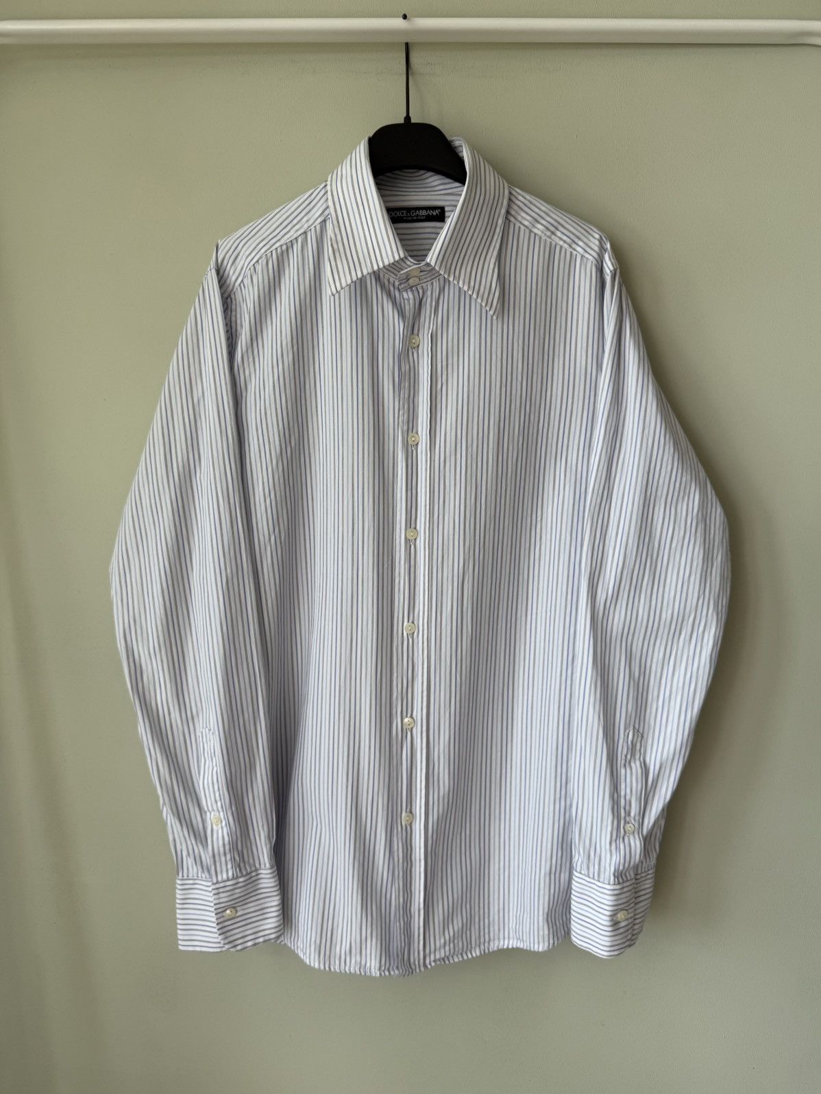 Dolce & Gabbana Dolce & Gabbana stripped Button up LS shirt Size US L / EU 52-54 / 3 - 1 Thumbnail