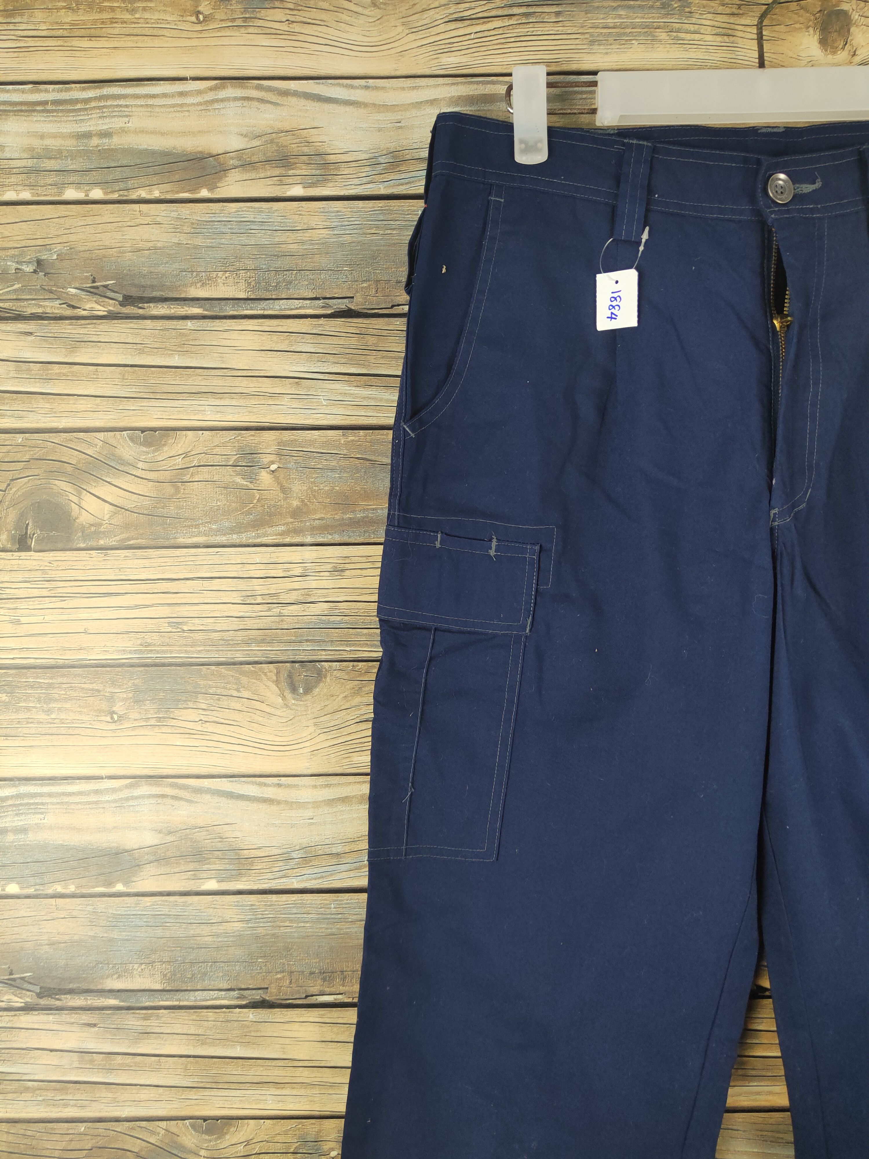 Japanese Brand DL Ladibon Navy Multipocket Tactical Cargo Pants #1884 Size US 31 - 3 Thumbnail