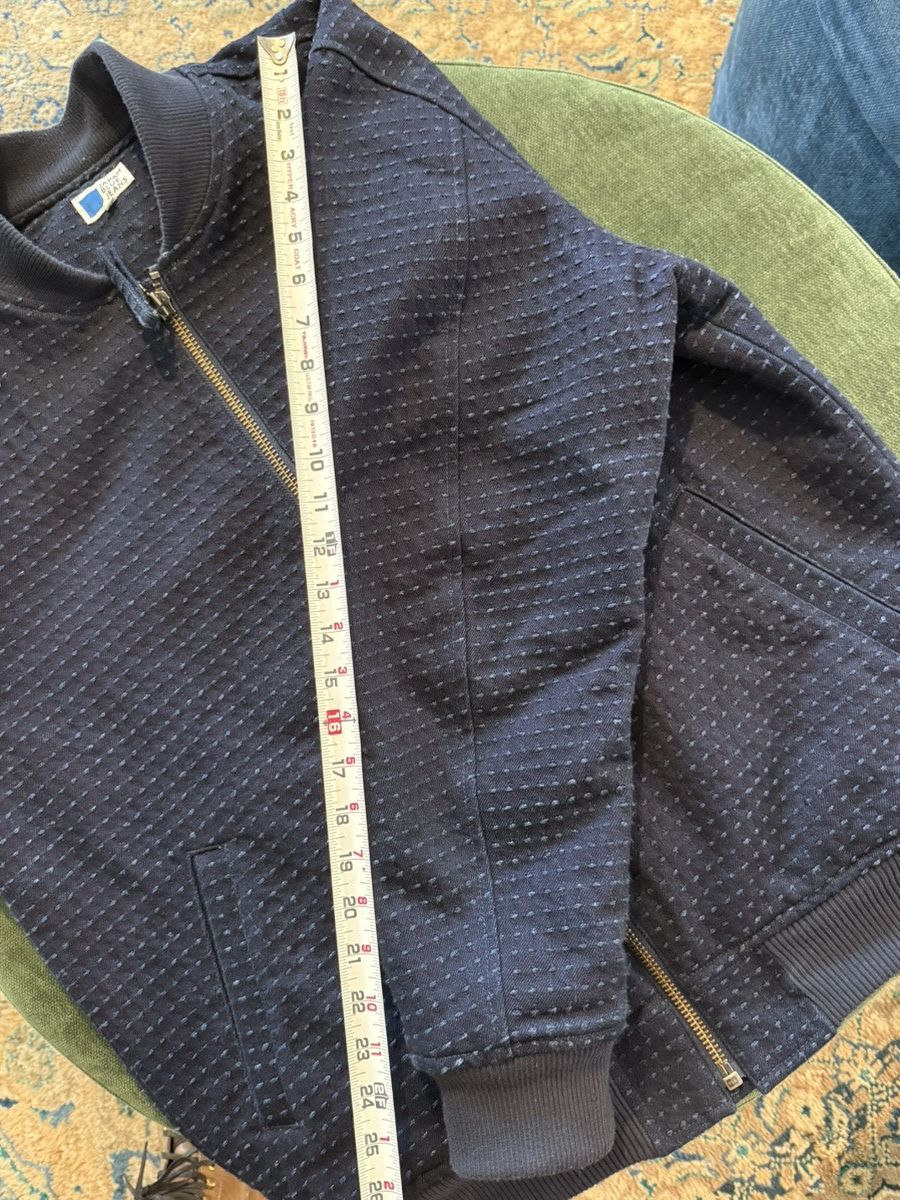 Japan Blue Jeans Japan Blue Jeans Sashiko Bomber Jacket XXL Size US XL / EU 56 / 4 - 5 Thumbnail