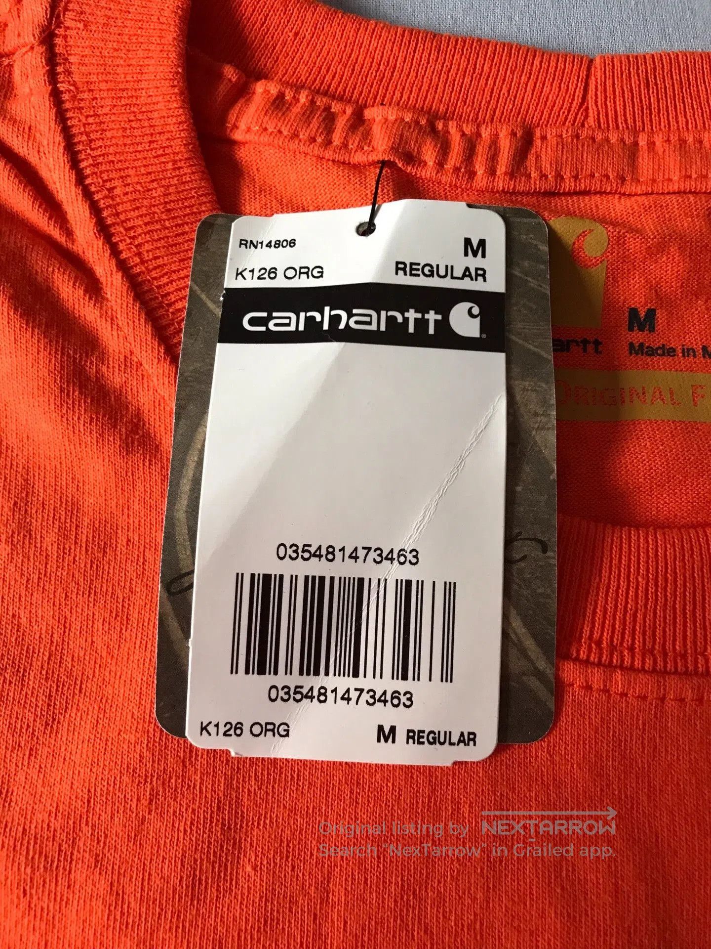 Carhartt Carhartt K126 Long Sleeve T. Size US M / EU 48-50 / 2 - 8 Thumbnail