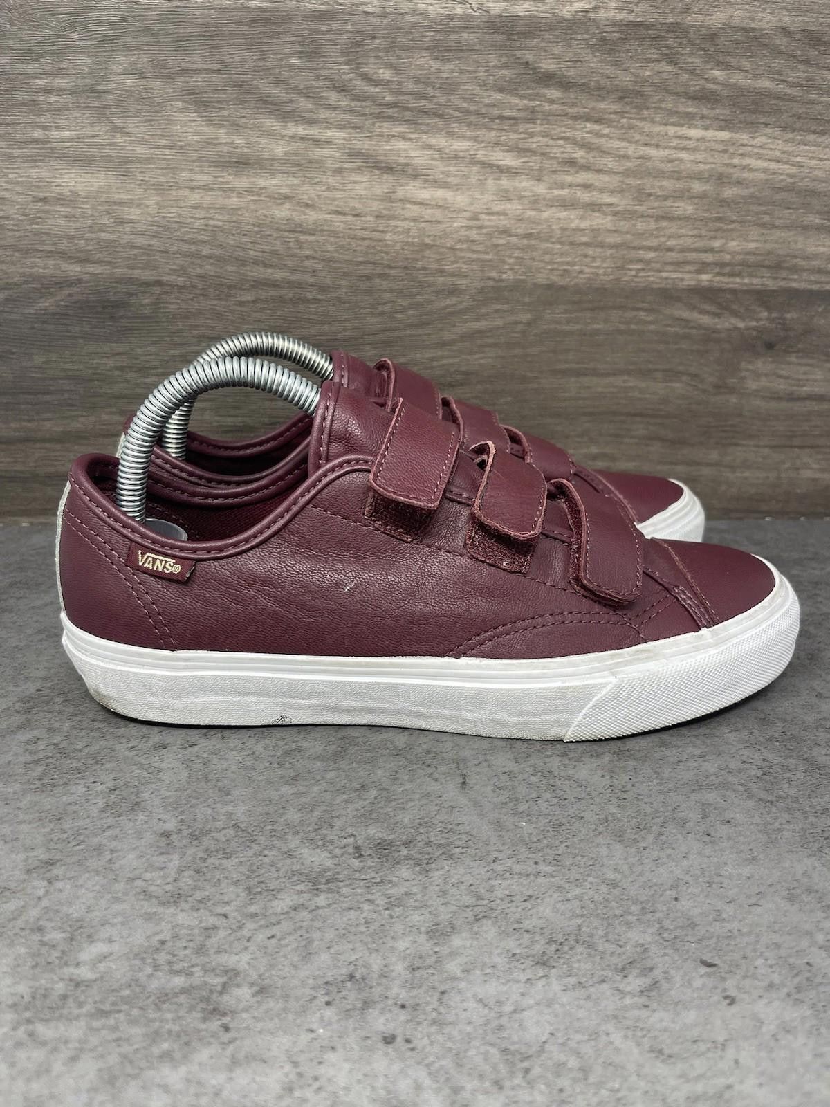 Vans Vans Shoes Womens Size 8 Red Straps V 23 Leather Sneakers Size US 8 / IT 38 - 5 Thumbnail