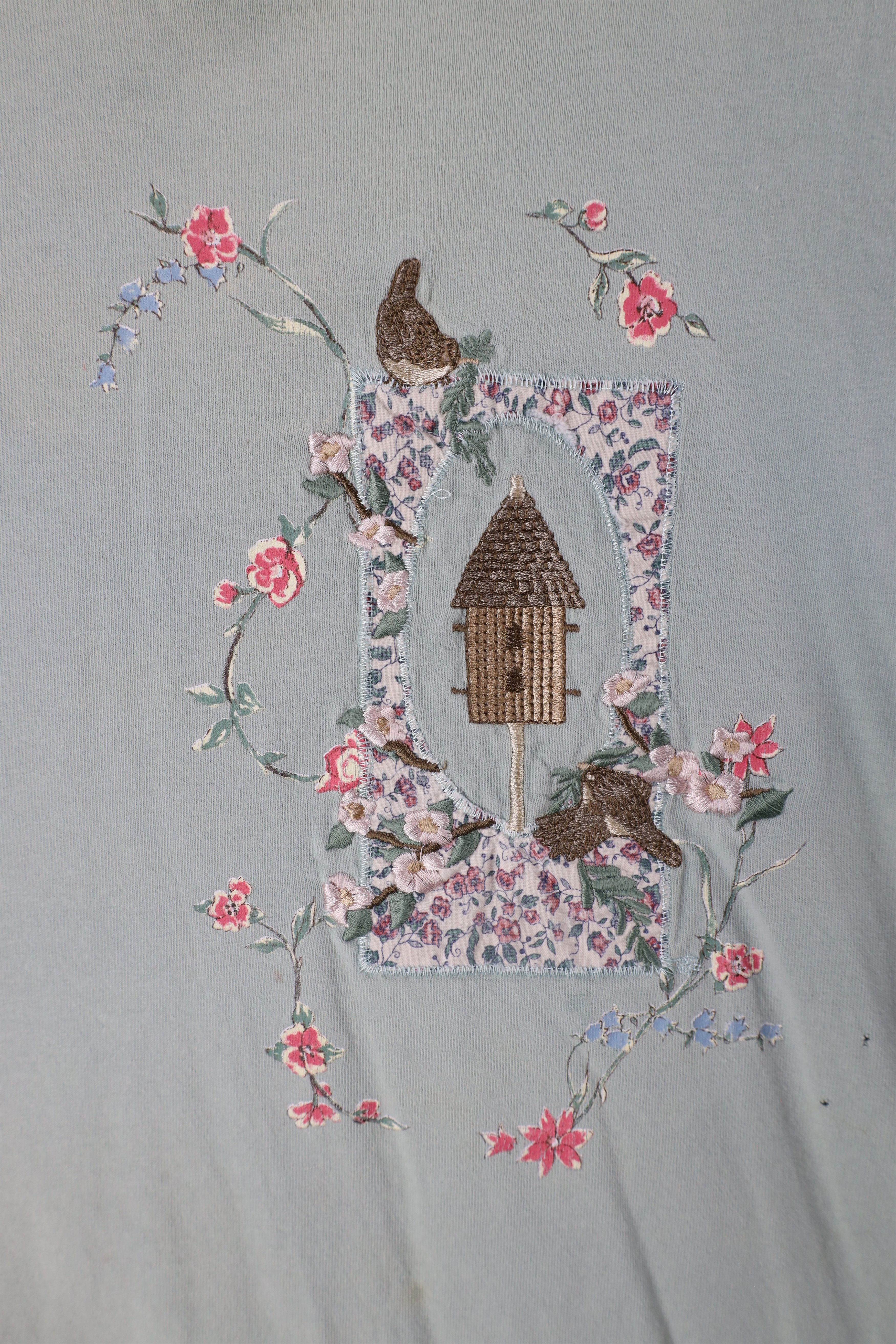 Vintage Vintage 90s Country Primitive Flower Bird T-Shirt Mint USA Size XL / US 12-14 / IT 48-50 - 4 Thumbnail