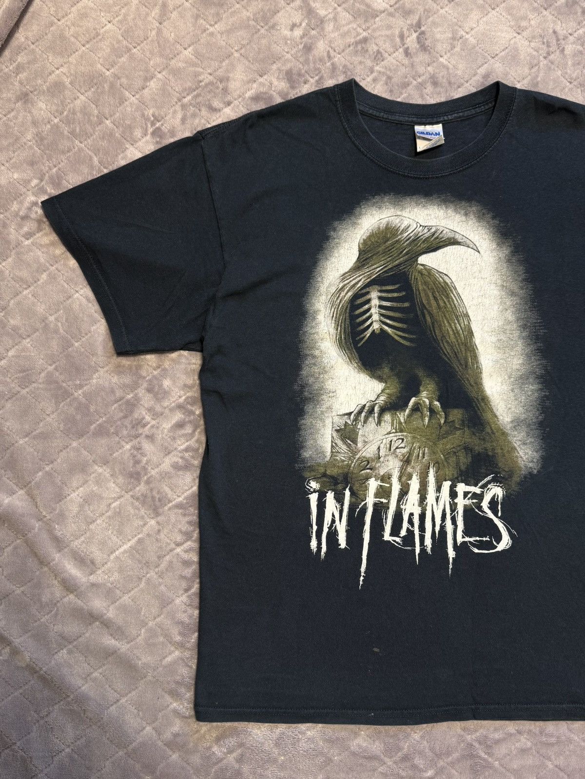 Band Tees × Vintage Vintage 2011 In Flames Band Rock Tee Shirt Size US L / EU 52-54 / 3 - 3 Thumbnail