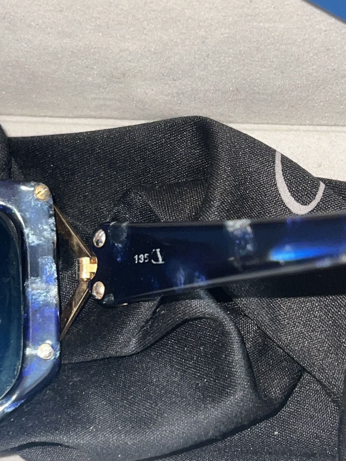 Valentino Valentino Vintage Big Frame Sunglasses Size ONE SIZE - 6 Thumbnail