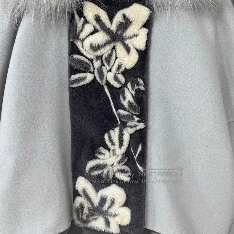Fendi Fendi Mink cashmere fox fur cloak Size M / US 6-8 / IT 42-44 - 3 Thumbnail