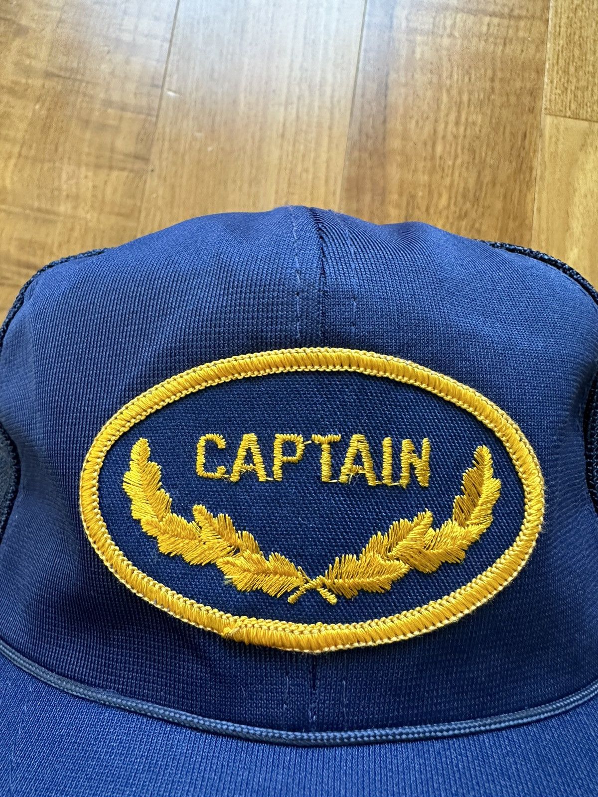 Vintage Vintage 80s YR Headwear Captain Scrambled Eggs Trucker Hat Size ONE SIZE - 4 Thumbnail