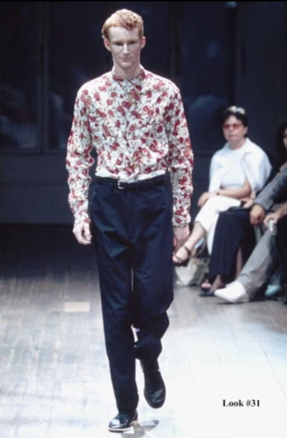 Yohji Yamamoto Yohji Yamamoto Pour Homme S/S 2001 Floral Shirt Size US L / EU 52-54 / 3 - 8 Thumbnail