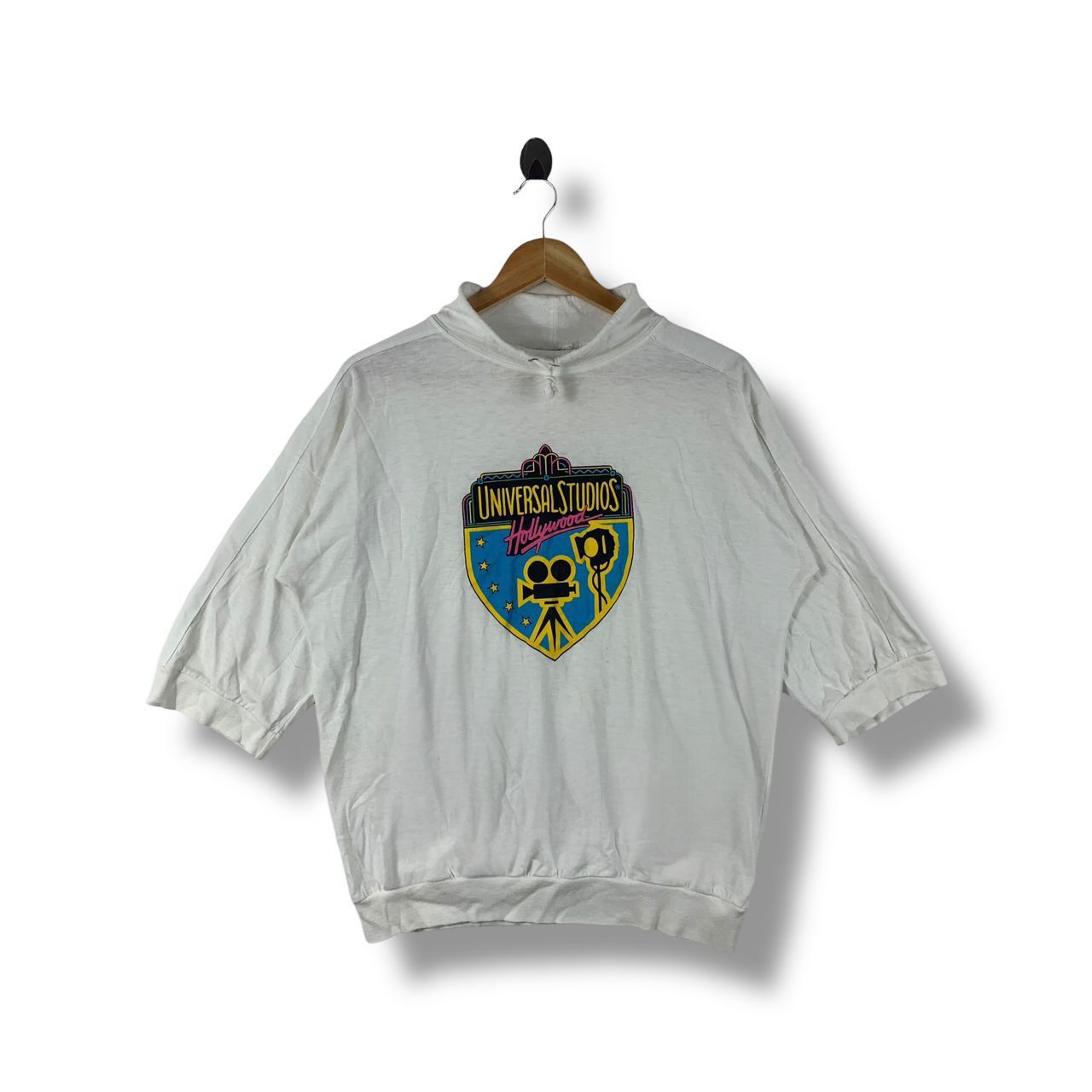 Vintage Vintage 90s UNIVERSAL STUDIO 3Q sweatshirt Size US L / EU 52-54 / 3 - 1 Thumbnail