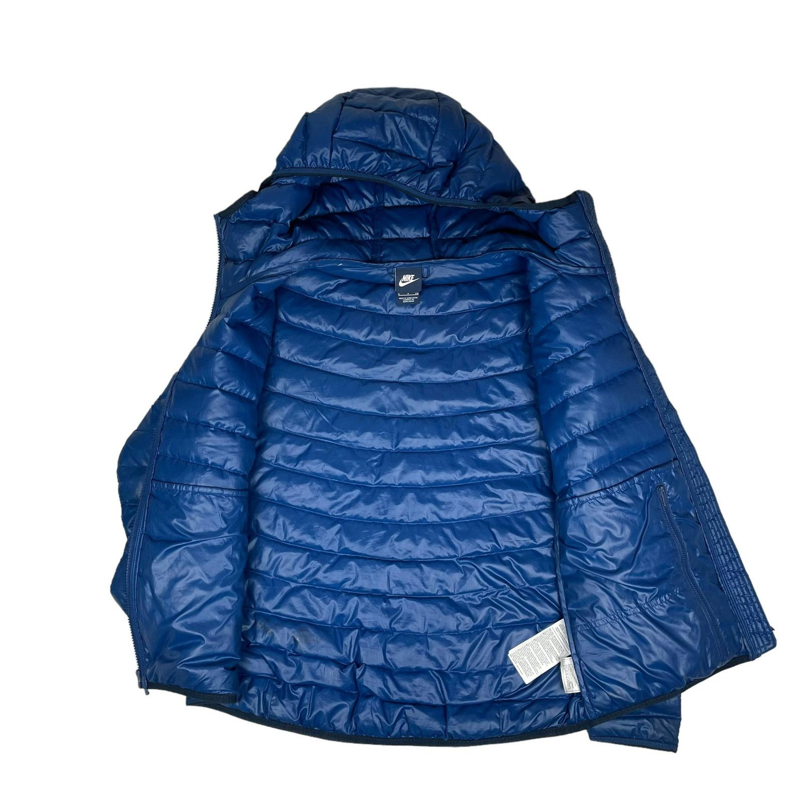 Nike Nike Sportswear Womens Blue Down Fill Hooded Puffer Jacket S Size S / US 4 / IT 40 - 13 Thumbnail