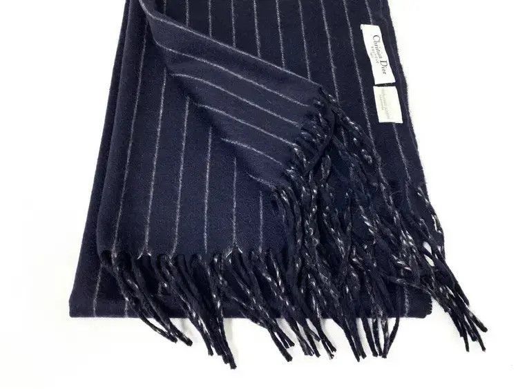Dior Christian Dior Stripe Scarf-2505 Size ONE SIZE - 4 Thumbnail