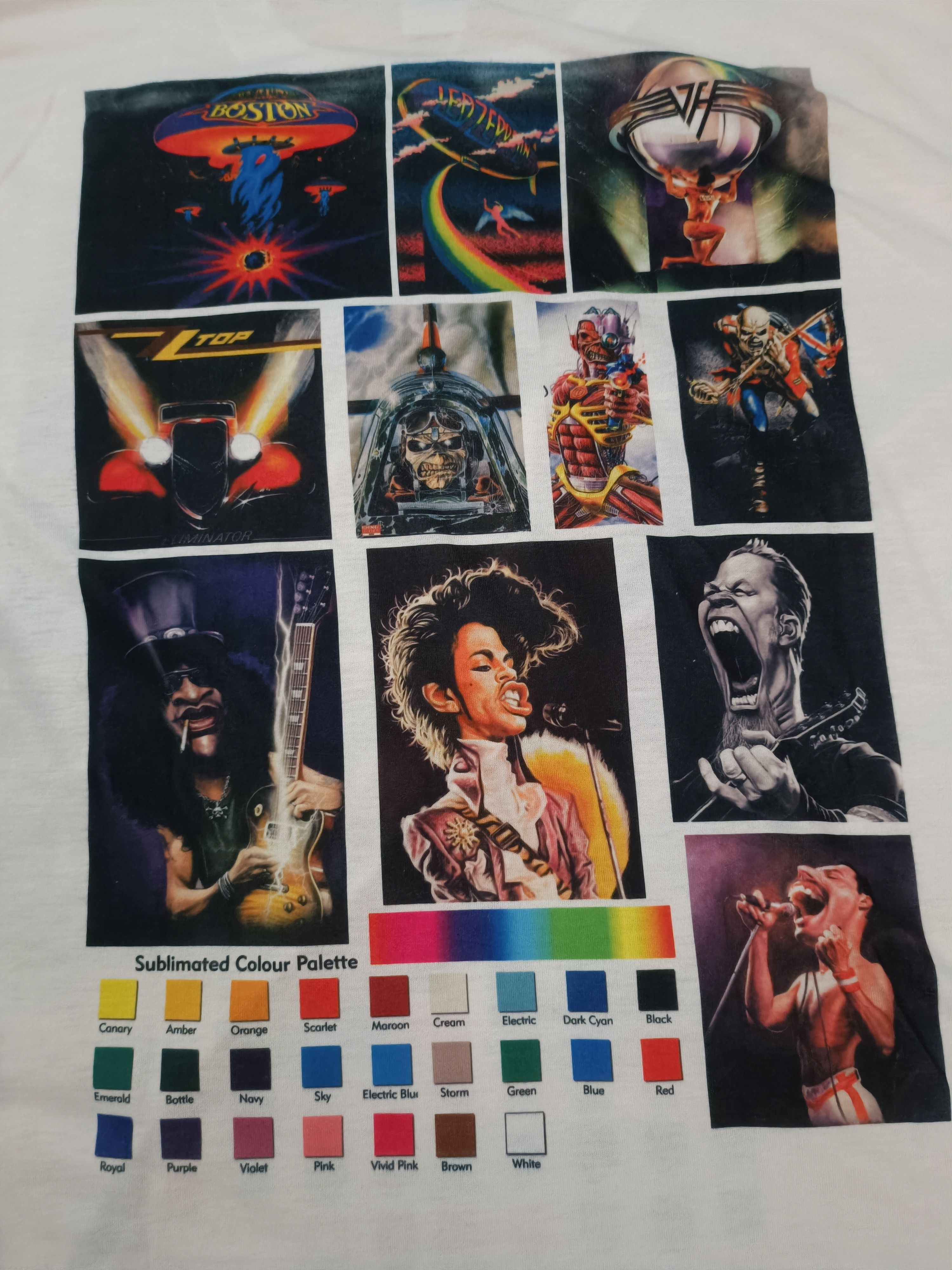 Band Tees Top Bands 100% Polyester T Shirt Size US L / EU 52-54 / 3 - 4 Thumbnail