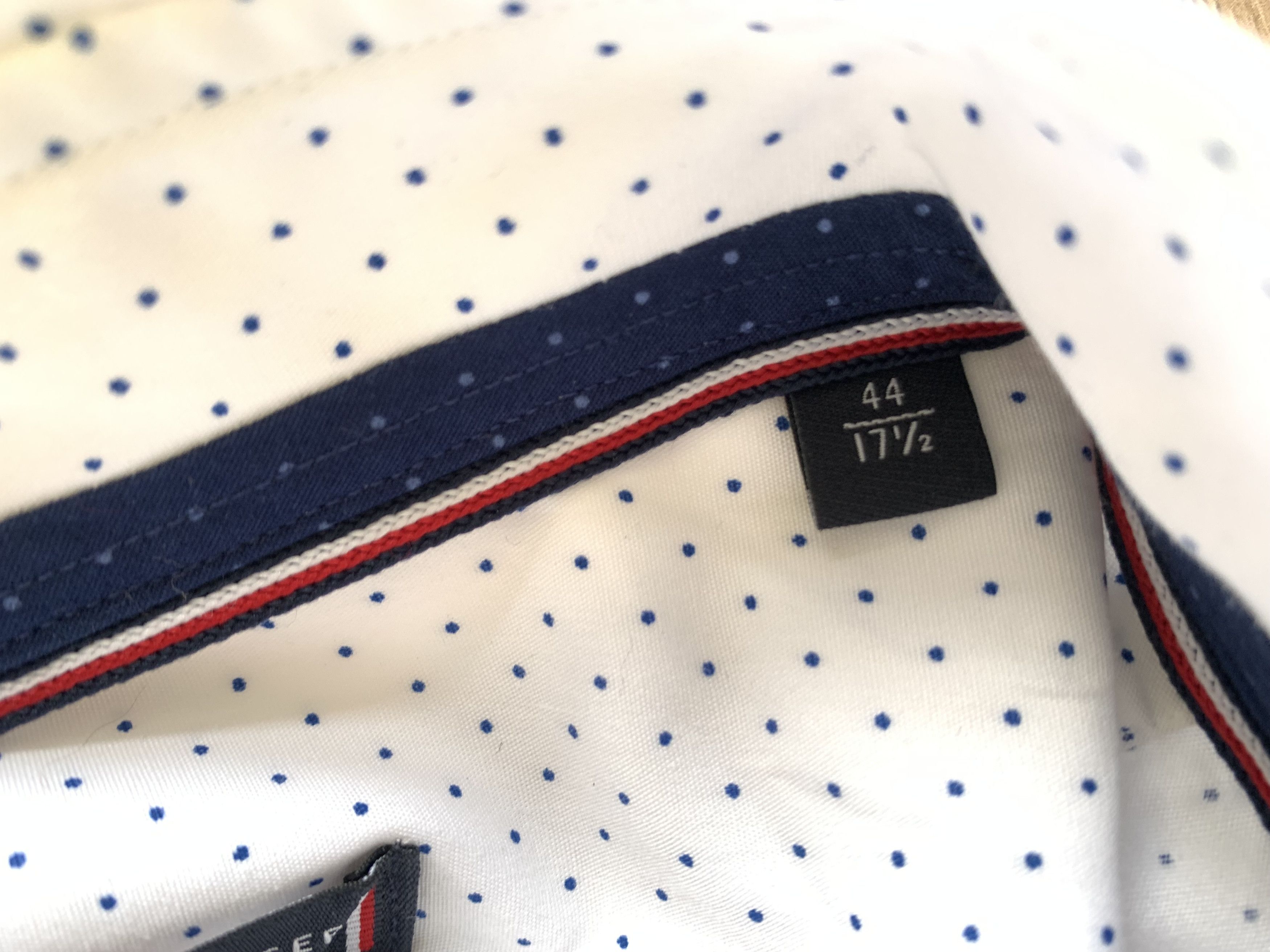 Tommy Hilfiger Tommy Hilfiger Tailored Regular Fit White Cotton Shirt Size US M / EU 48-50 / 2 - 7 Thumbnail