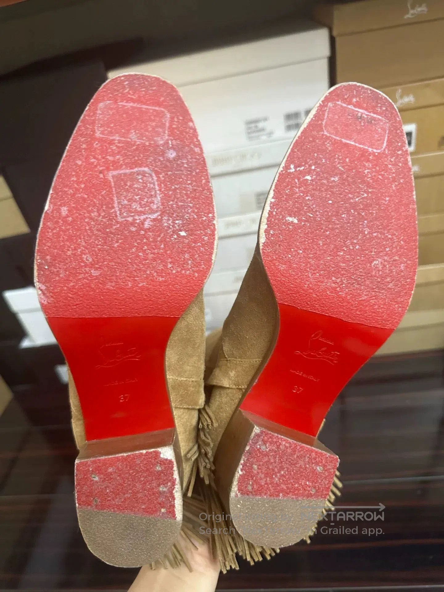Christian Louboutin Christian Louboutin Knee-Length Boots Size 37. Size US 6 / IT 36 - 8 Thumbnail