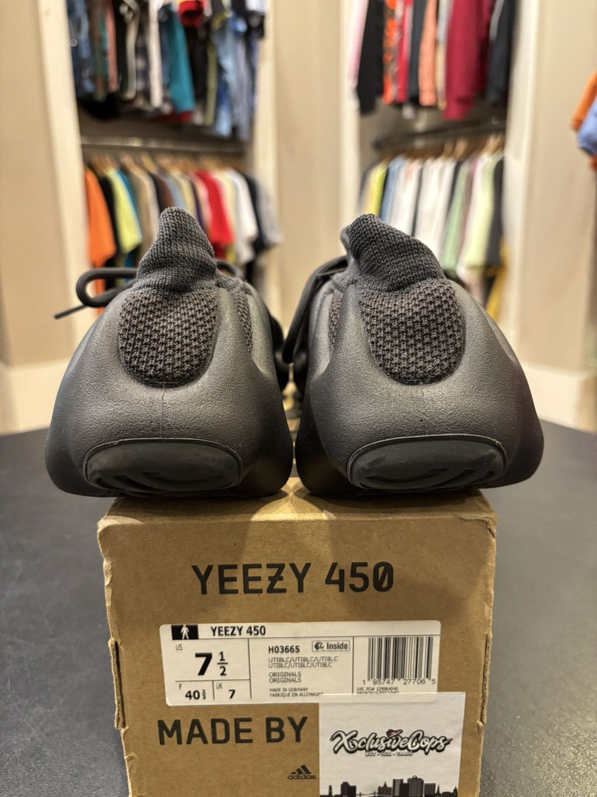 Adidas Yeezy 450 'Utility Black' - Main Image
