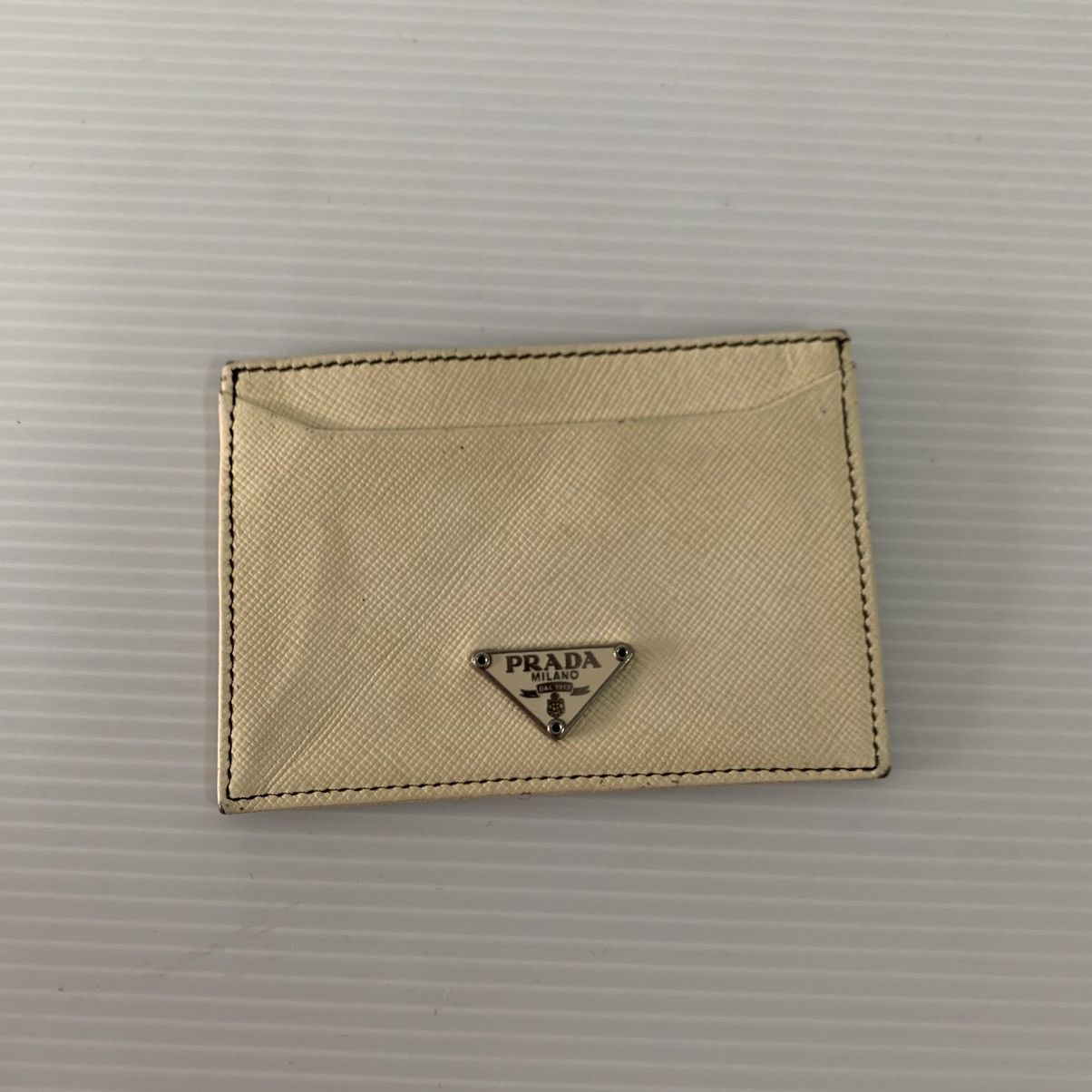 Prada Prada Leather Card Holder Size ONE SIZE - 1 Thumbnail