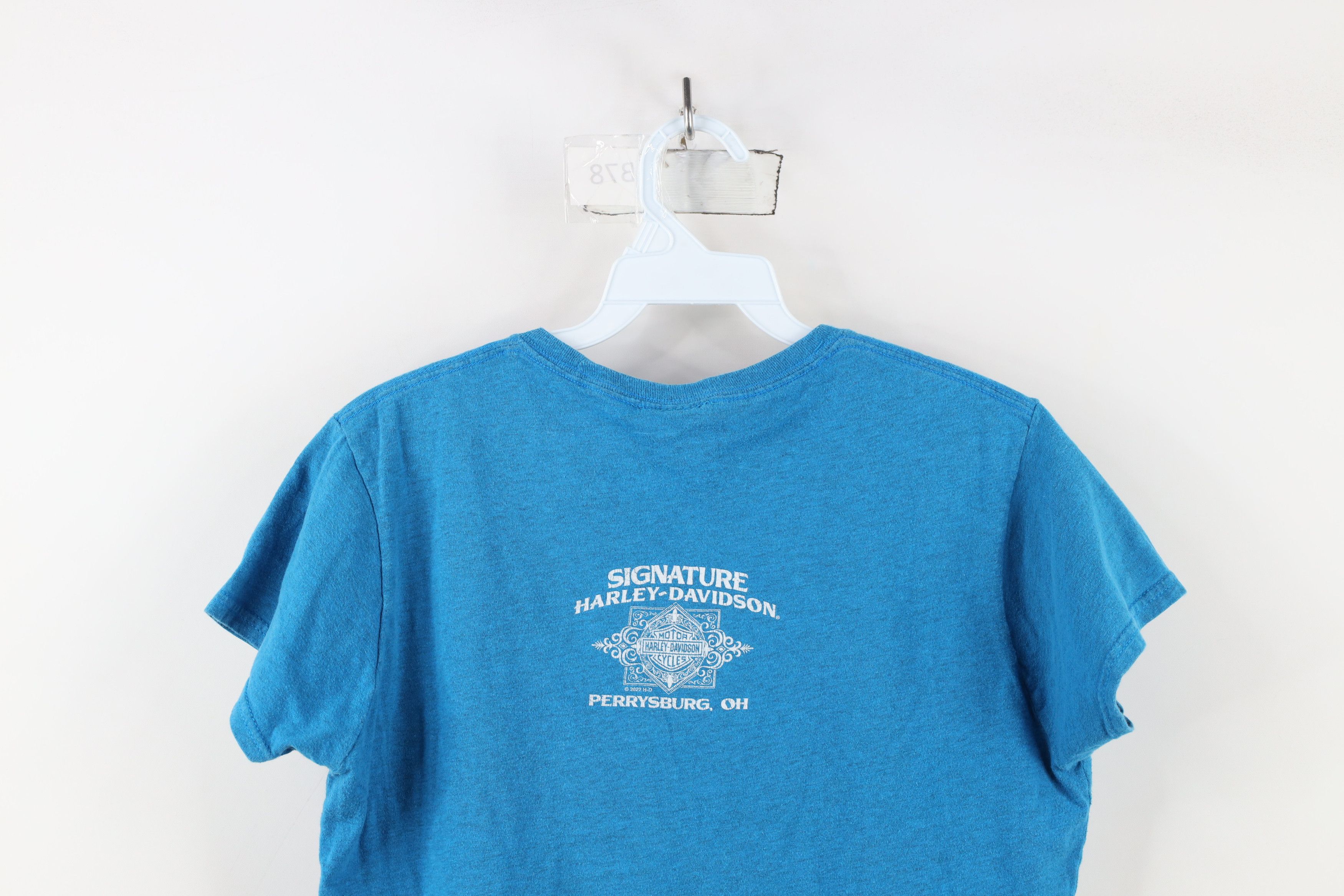 Harley Davidson × Vintage Vintage Y2K Harley Davidson Eagle Wings UFC MMA T-Shirt Blue Size L / US 10 / IT 46 - 13 Thumbnail