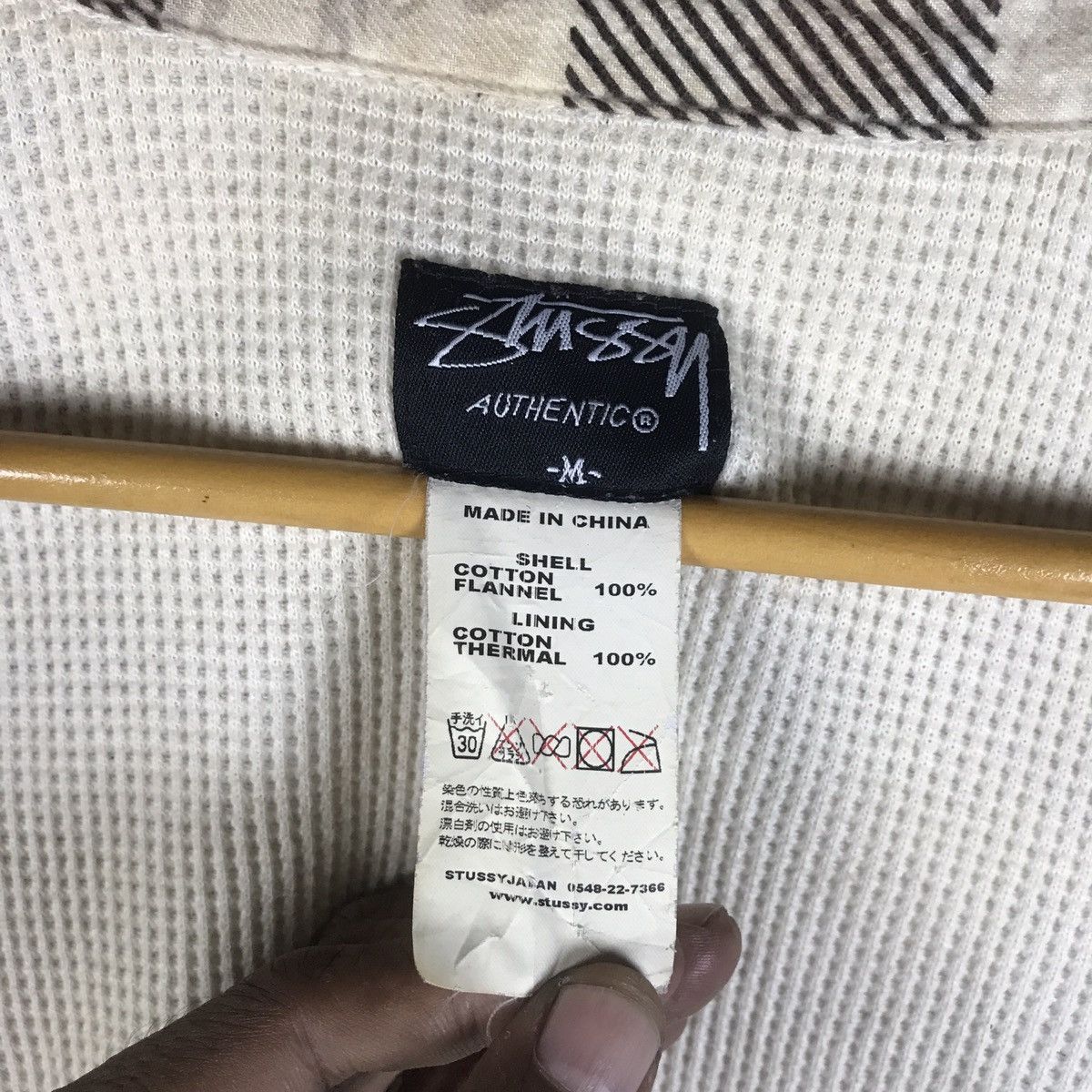Stussy 🔥Rare🔥Vintage 90’s Stussy Painter Print Plaid Shirt Size US M / EU 48-50 / 2 - 8 Thumbnail
