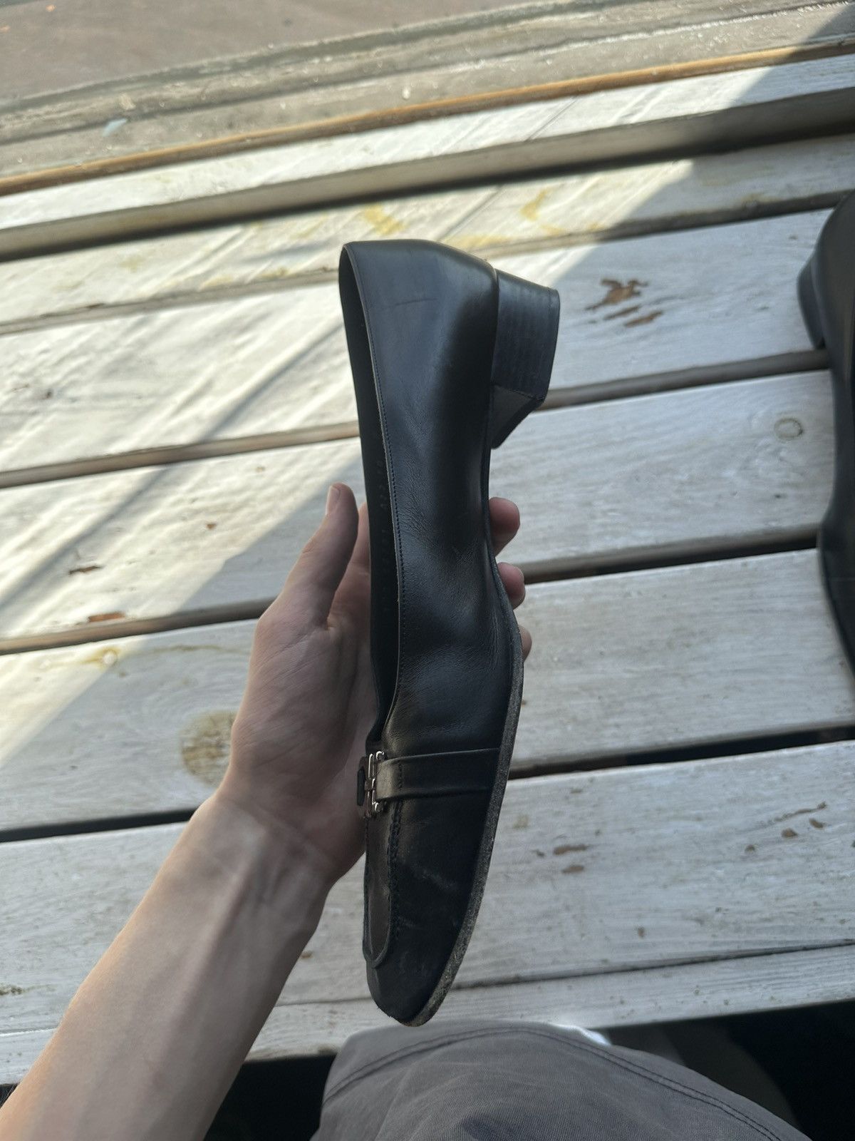 Salvatore Ferragamo RARE❗️Salvatore Ferragamo Women Shoes flats heels Size US 10 / IT 40 - 6 Thumbnail