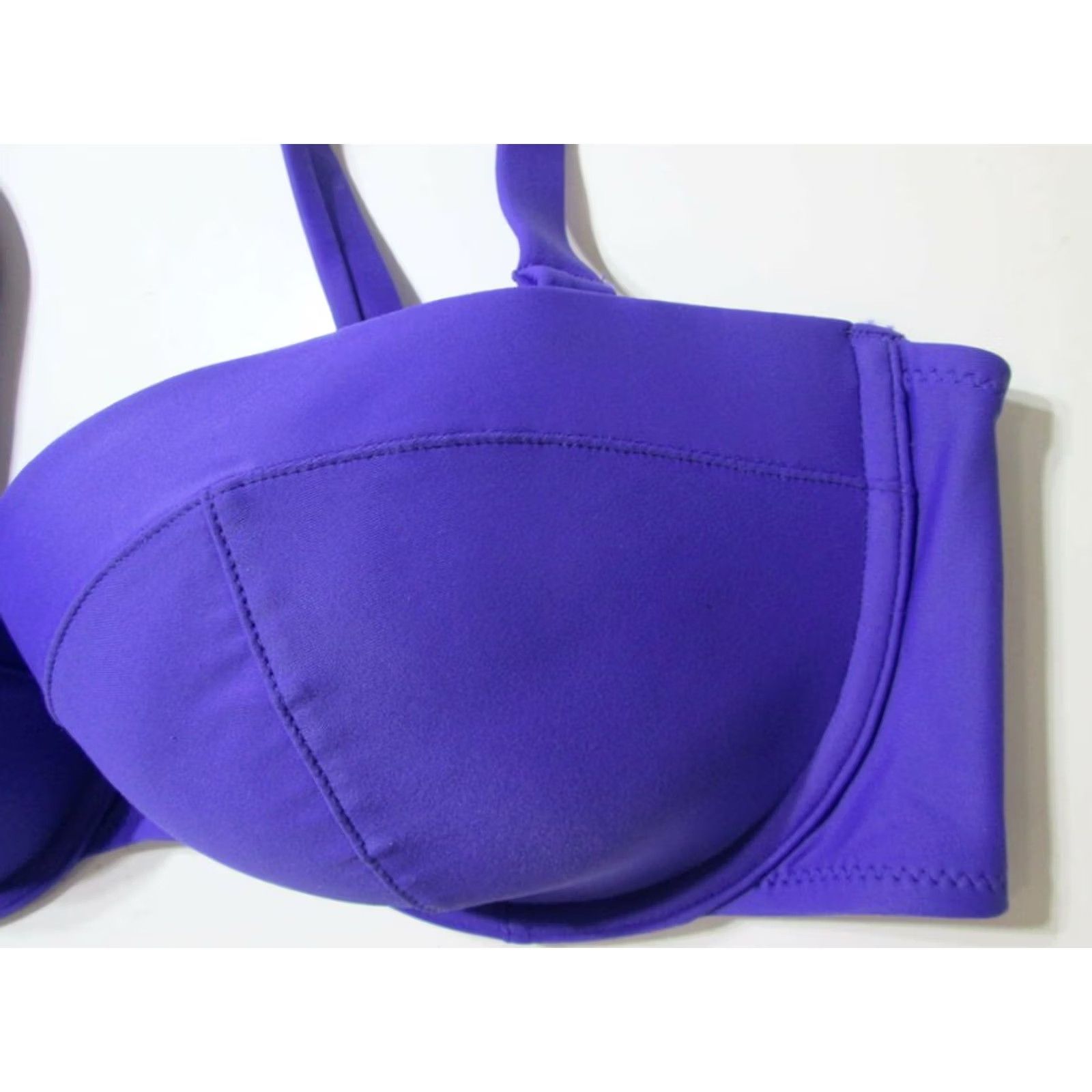 Old Navy Old Navy Womens XL Bikini Top Royal Blue Underwired Lined Adjustable Straps Size XL / US 12-14 / IT 48-50 - 4 Thumbnail