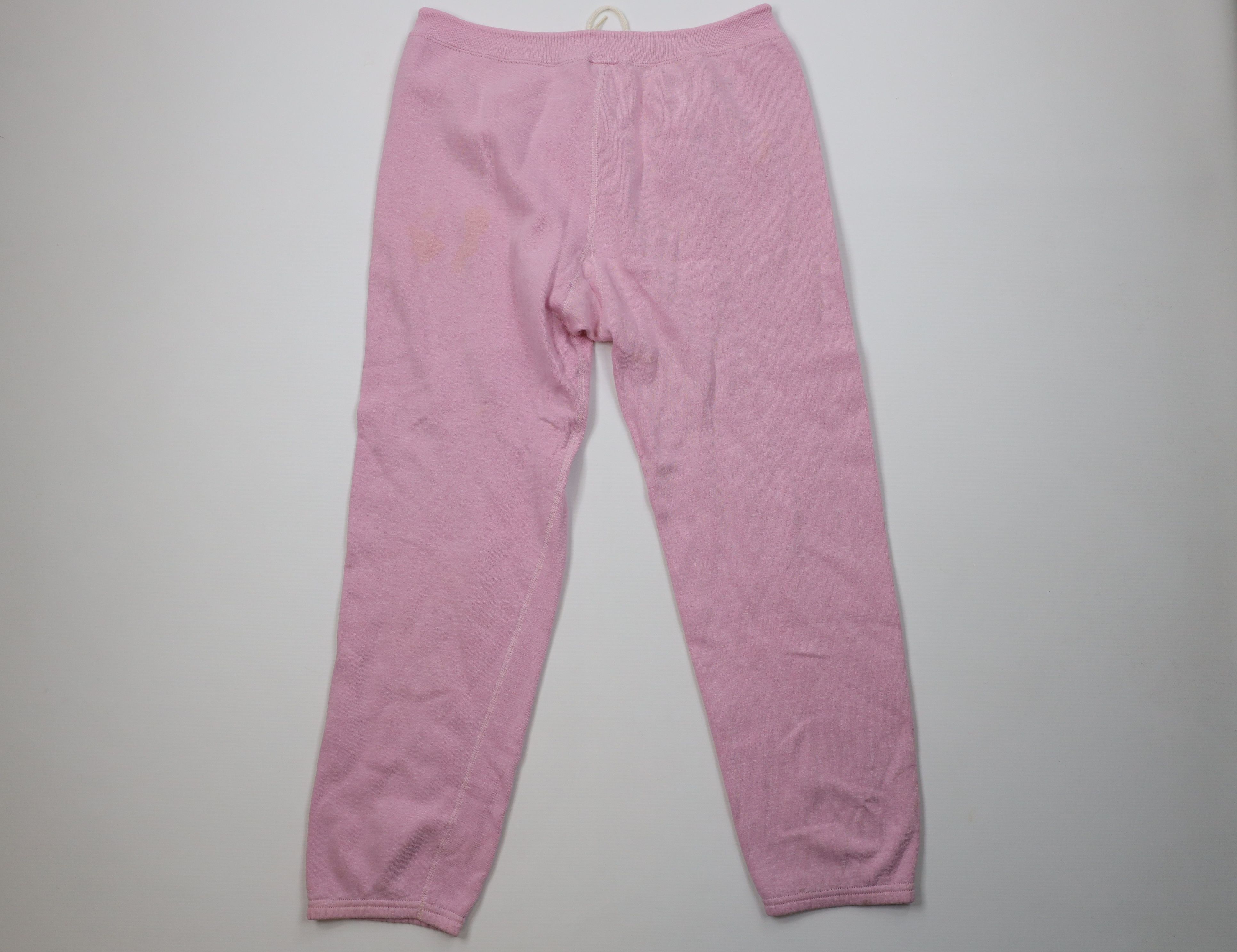 Vintage Vintage 70s Streetwear Blank Gusset Sweatpants Pink USA Size 34" / US 12 / IT 48 - 10 Thumbnail