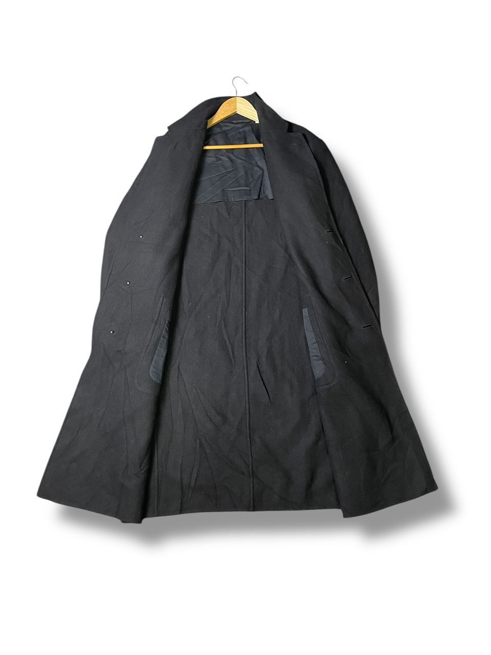 Japanese Brand × Uniqlo × Vintage Uniqlo Wool Long Coat (2) Size US M / EU 48-50 / 2 - 3 Thumbnail