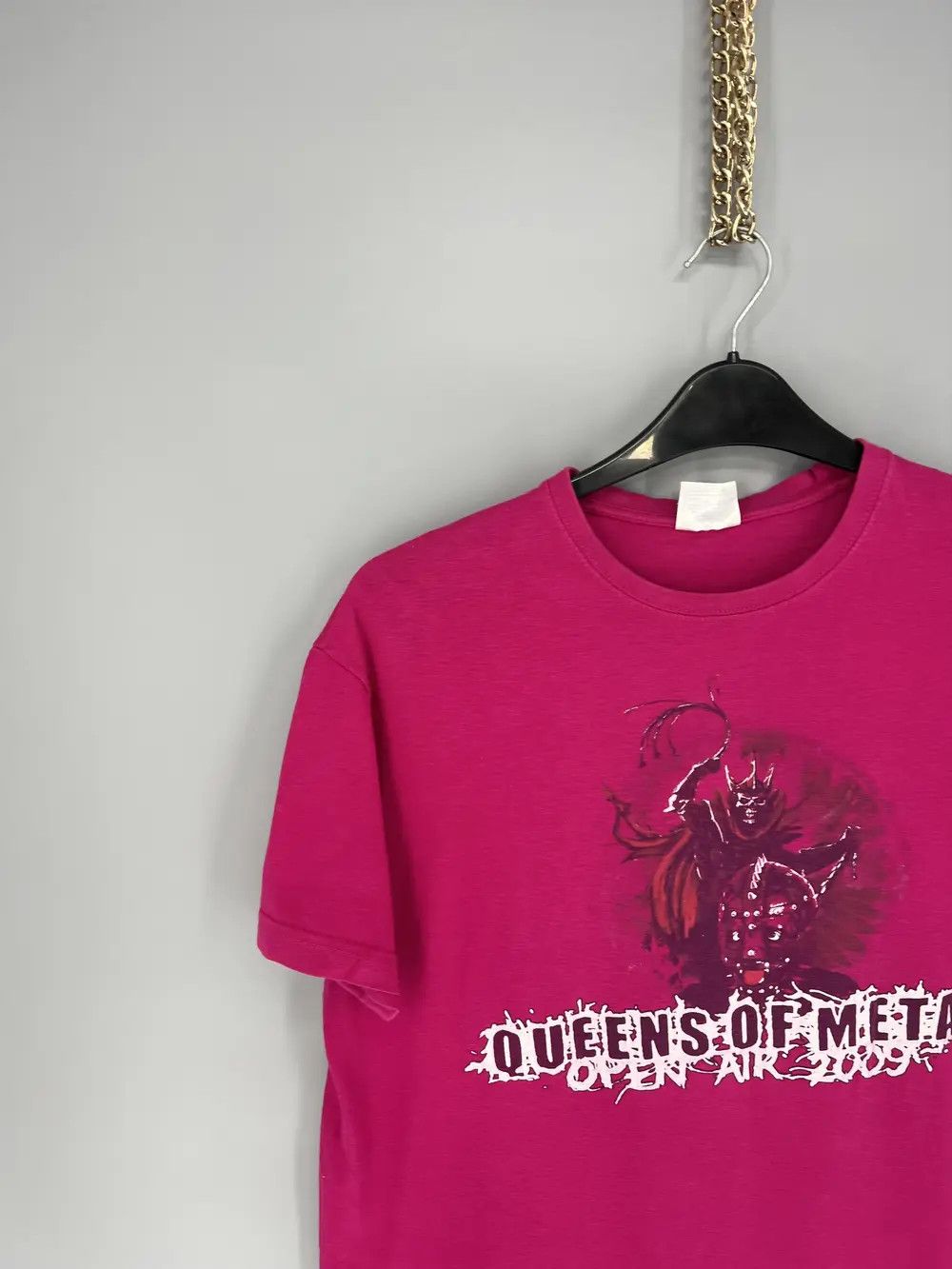 Band Tees × Vintage Vintage Y2K Queens Of Matal Open Air 2009 Band Rock Tee Size US L / EU 52-54 / 3 - 5 Thumbnail