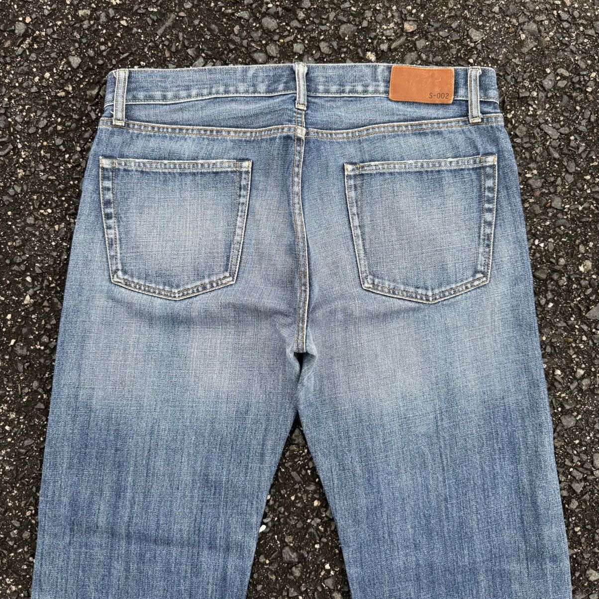 Japanese Brand W35 VINTAGE JAPAN S-002 STRAIGHT FADED JEANS DENIM PANTS Size US 35 - 10 Thumbnail