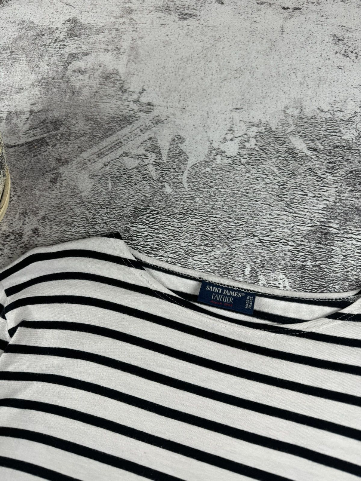 Saint James Vintage 90S Made in France Saint James Striped Longsleeve Size S / US 4 / IT 40 - 12 Thumbnail
