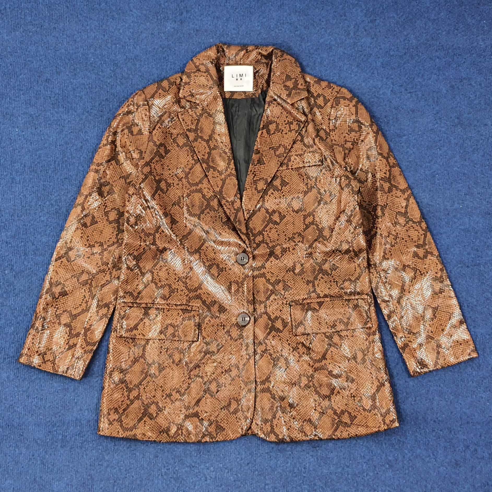 Limi Feu × Vintage × Yohji Yamamoto Vintage LIMI feu by Y's Snake Designer Jacket C231N4 Size US S / EU 44-46 / 1 - 1 Thumbnail