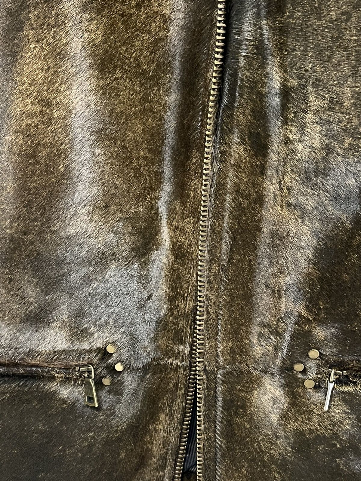 John Varvatos Calf hair Moto Jacket. Size 50 Size US M / EU 48-50 / 2 - 10 Thumbnail
