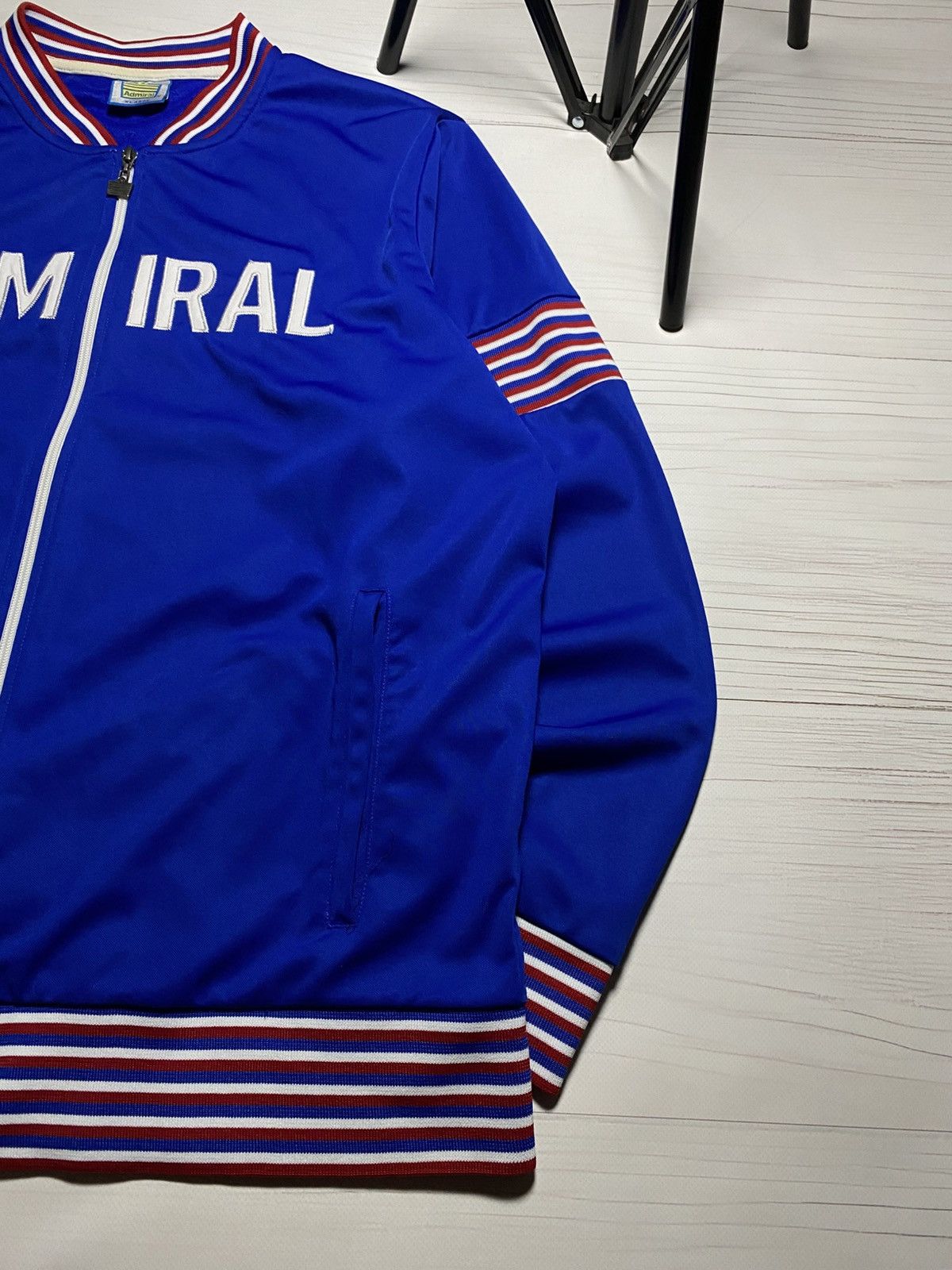 Vintage Vintage Retro England 1974 navy soccer track jacket Size US XL / EU 56 / 4 - 9 Thumbnail