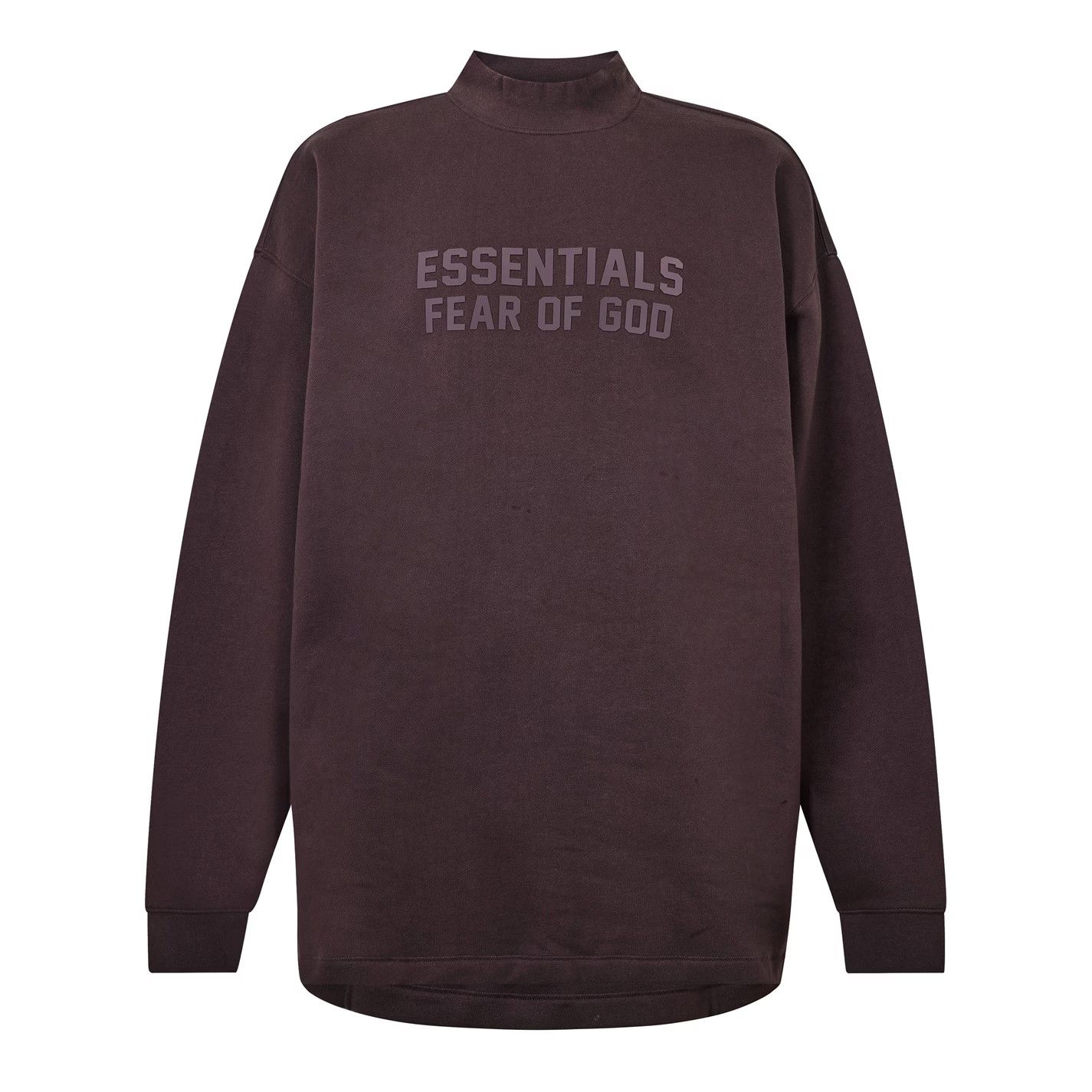 Fear of God o1g2r1mq0426 Crew Sweatshirt in Plum Size US XXS / EU 40 - 1 Thumbnail