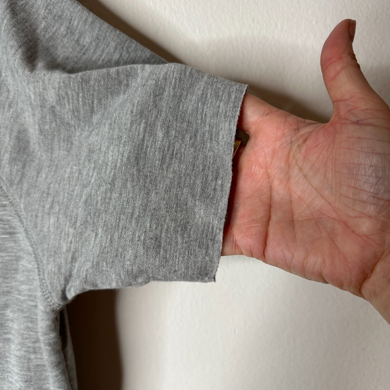 Other Sinuous Casual Gray Asymmetrical Hem Tee Round Neck M Size M / US 6-8 / IT 42-44 - 6 Thumbnail