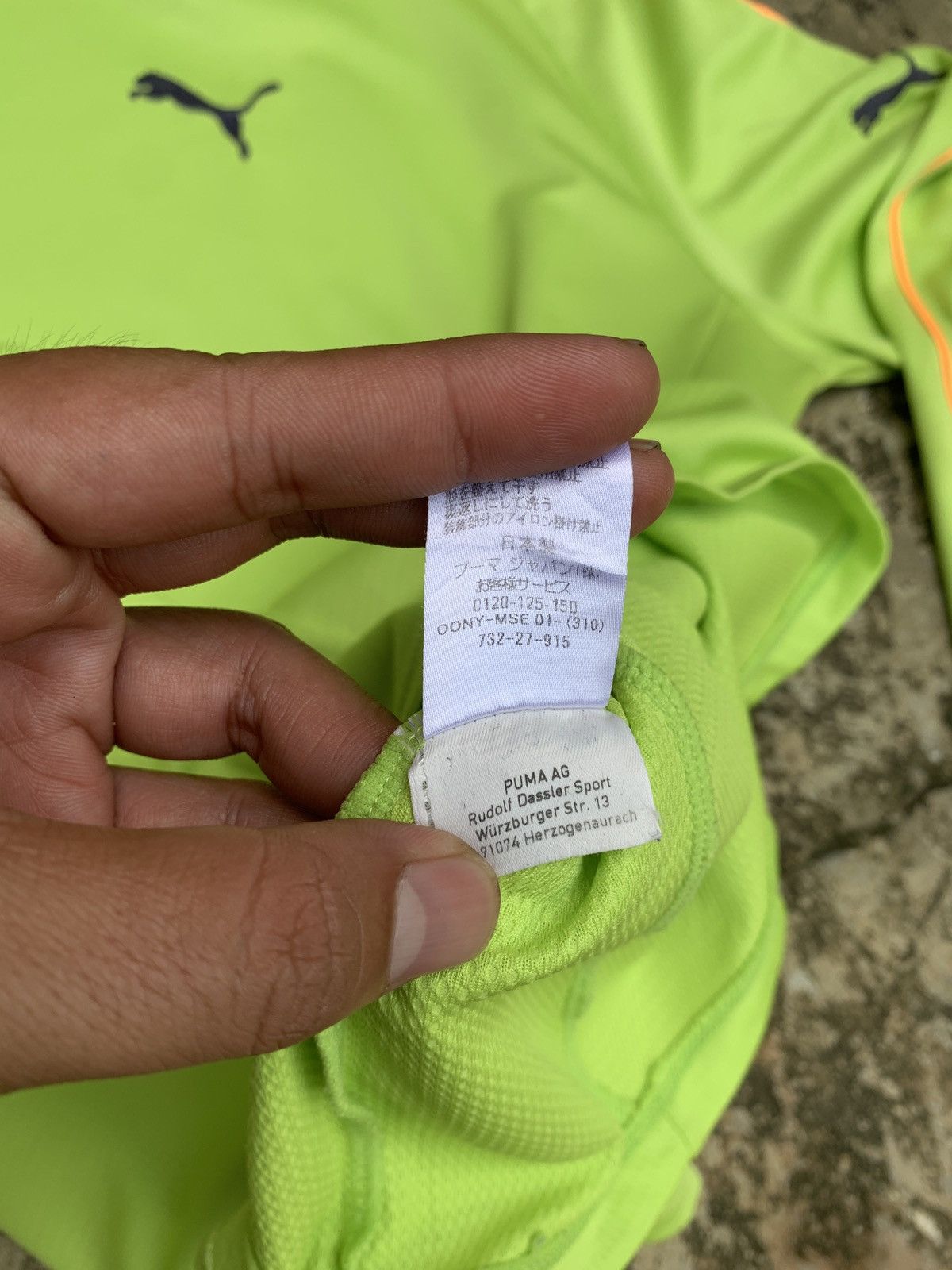 Puma × Vintage 2000s Puma Green Goalkeeper Template Embroidery Jersey Size US M / EU 48-50 / 2 - 6 Thumbnail