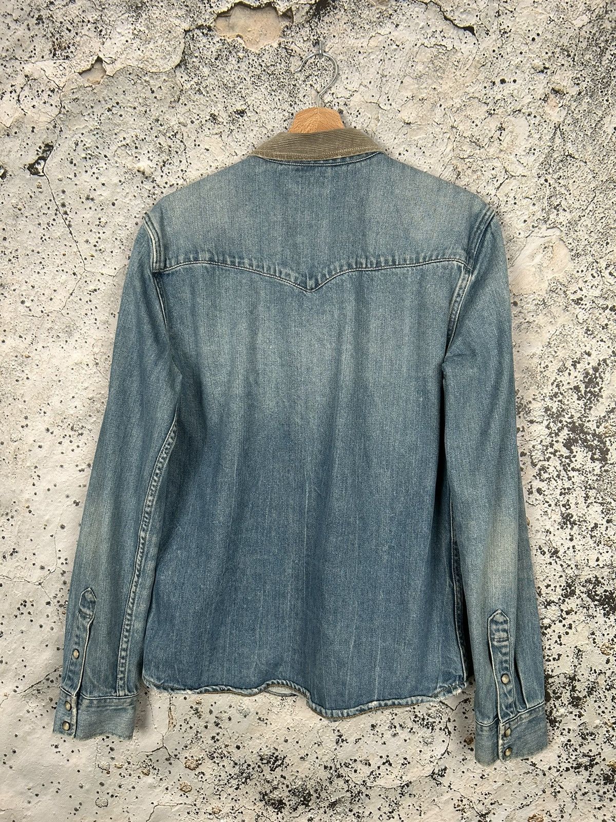 Allsaints Allsaints Denim Shirts Jeans Grunge Punk Streetwear Vintage Size US M / EU 48-50 / 2 - 4 Thumbnail