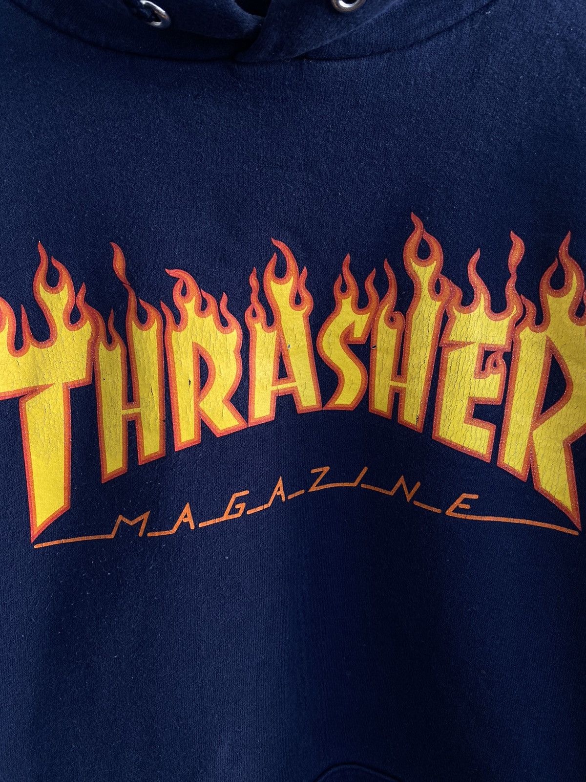 Thrasher 🇺🇸 Vintage 90s Thrasher Skateboard BMX Hoodie Retro Hype Y2K Size US M / EU 48-50 / 2 - 7 Thumbnail