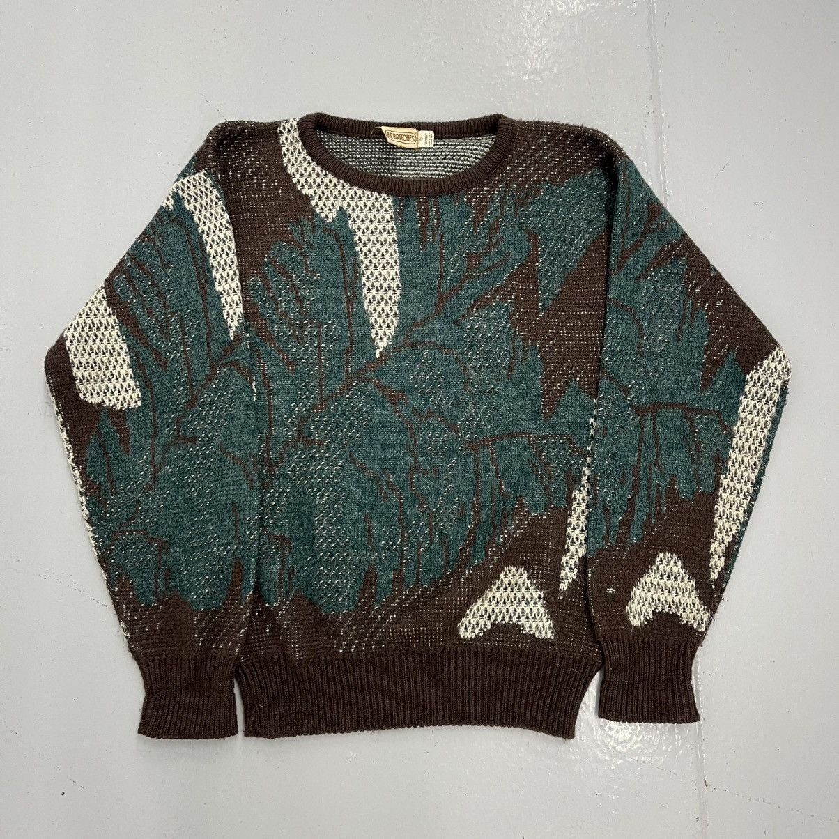 Other Vintage 80s B.P. Britches Brown/Green Pattern Sweater Size US M / EU 48-50 / 2 - 1 Thumbnail