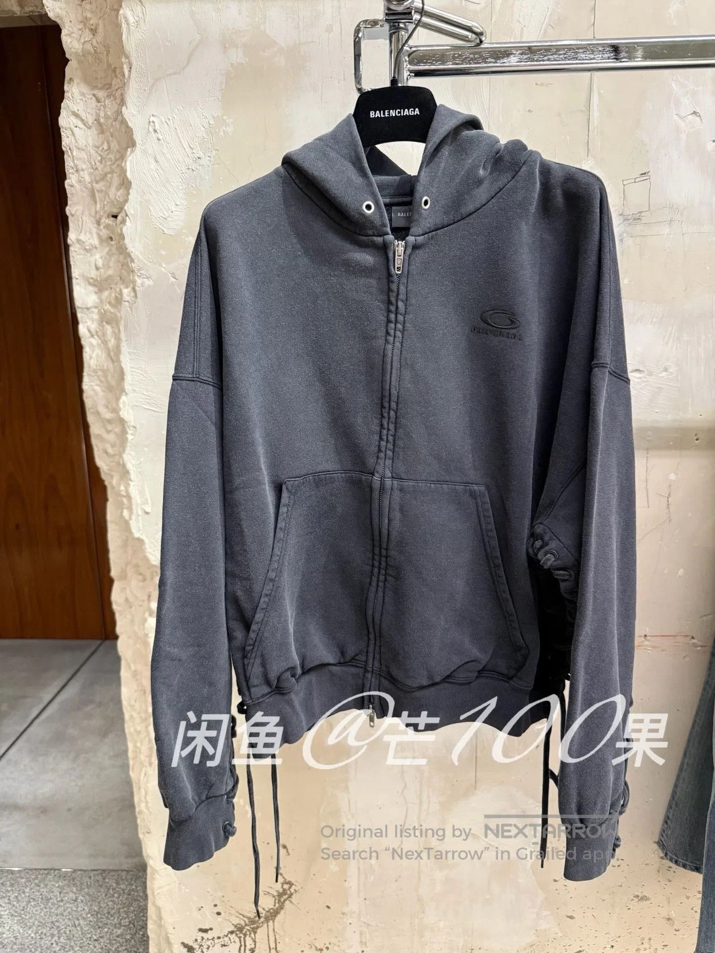 Balenciaga Balenciaga 26 Strap Zip Hoodie. Size US M / EU 48-50 / 2 - 1 Thumbnail
